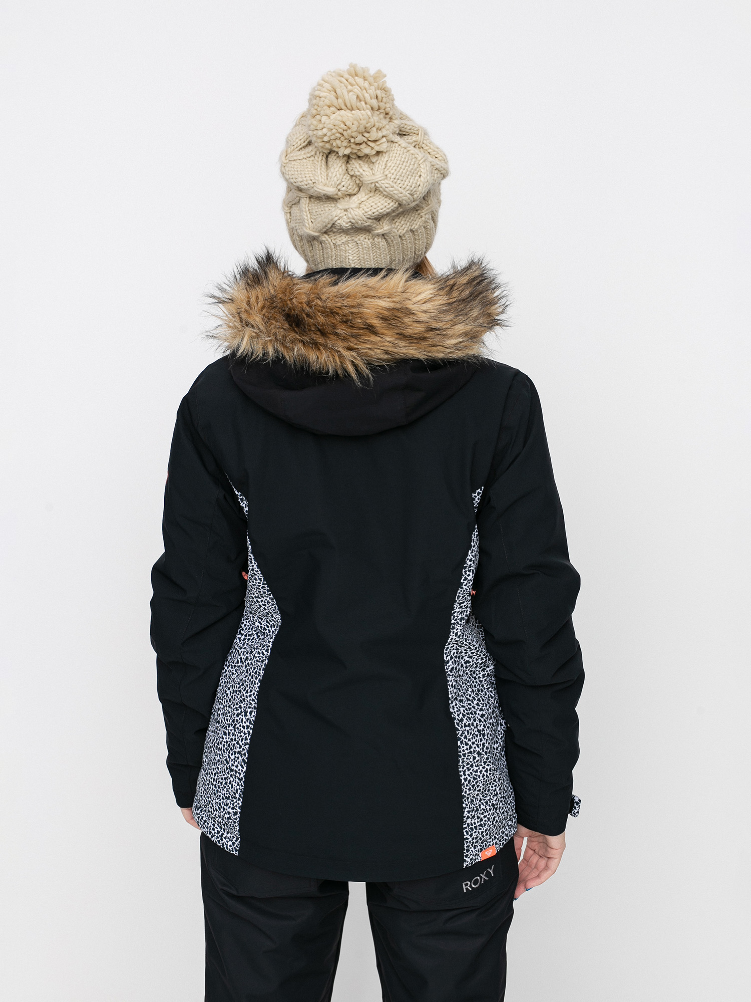 roxy black ski jacket