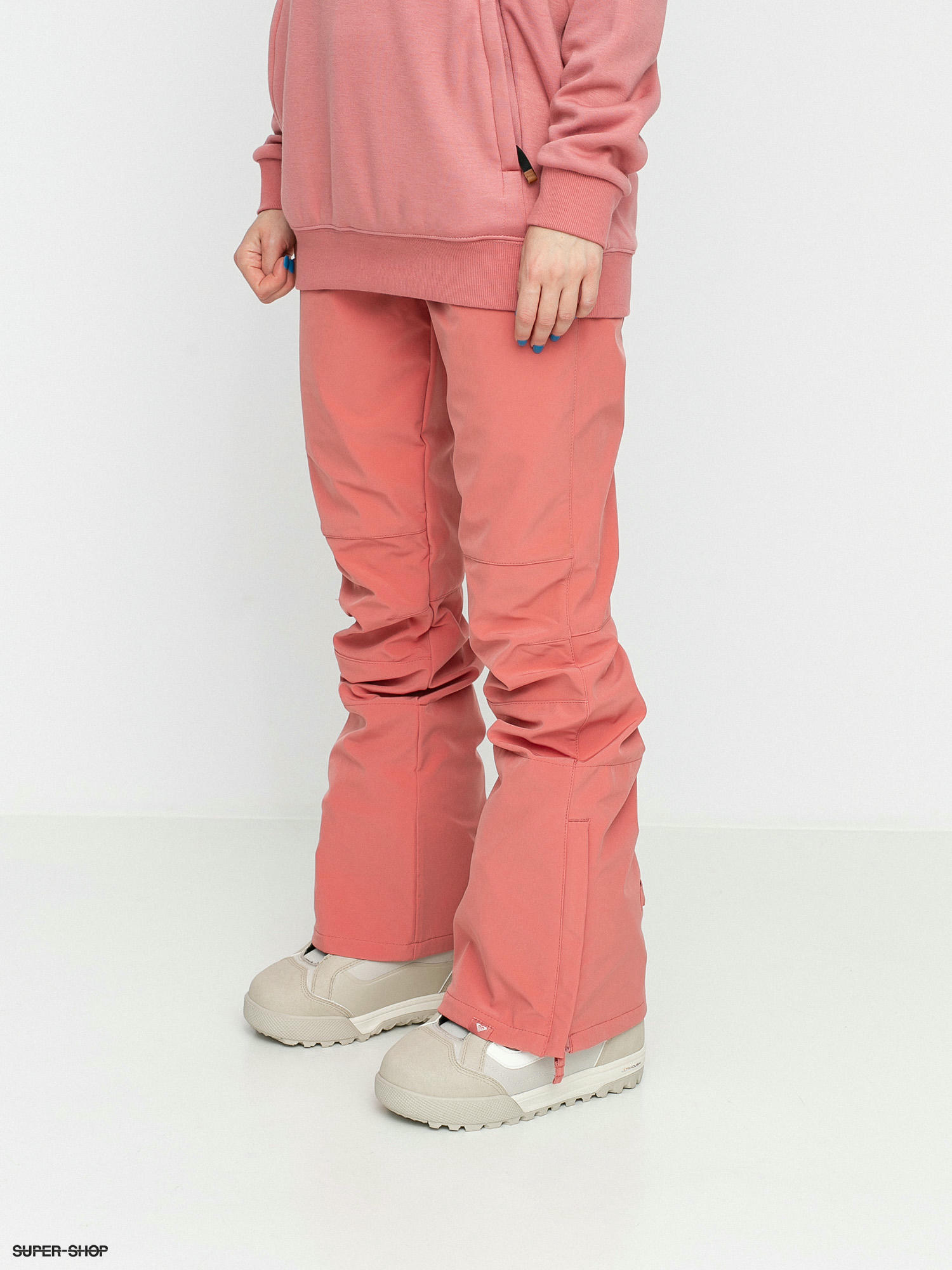 dusty rose snow pants