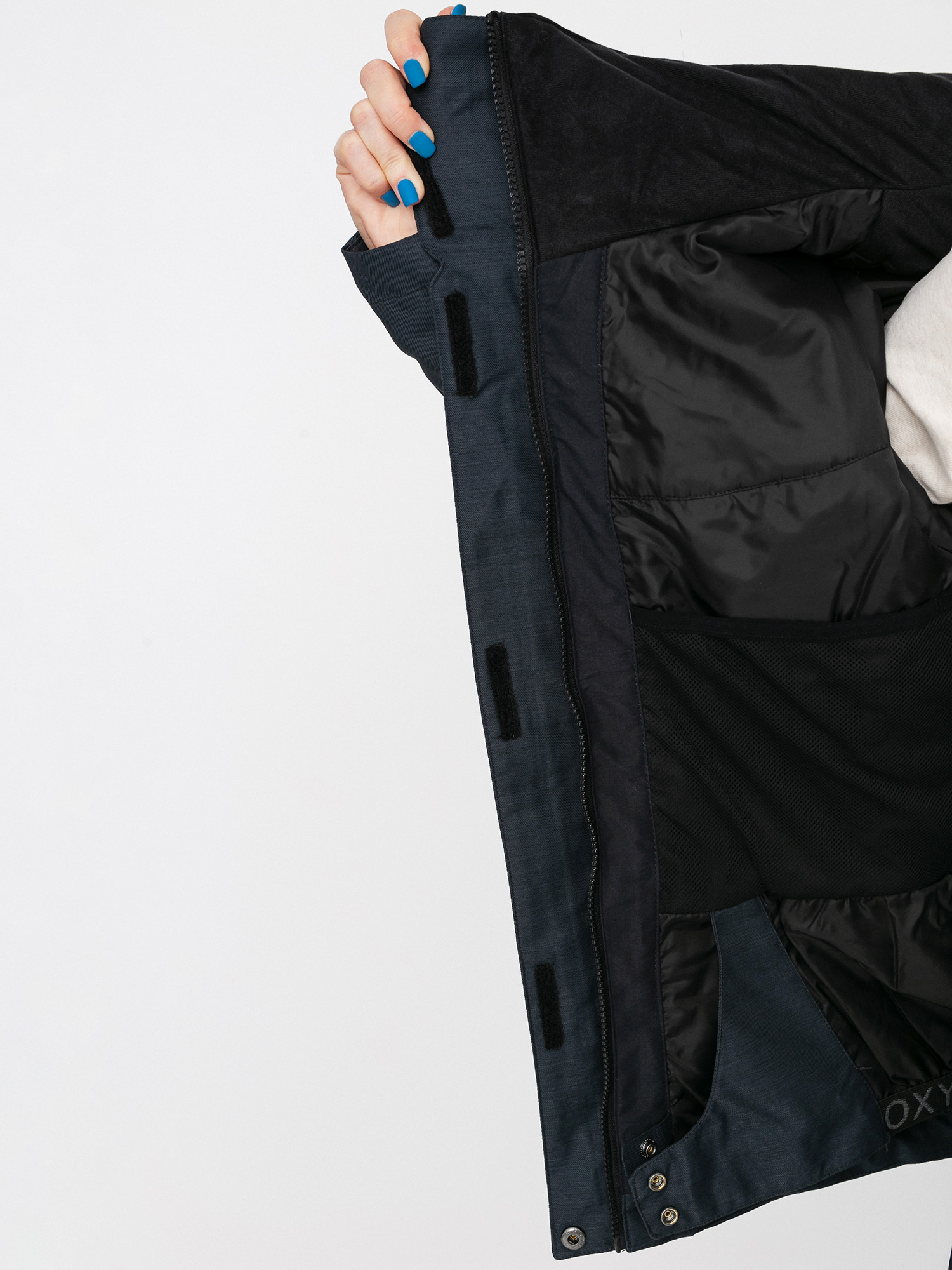 Womens Roxy Jet Ski Solid Snowboard jacket (true black)