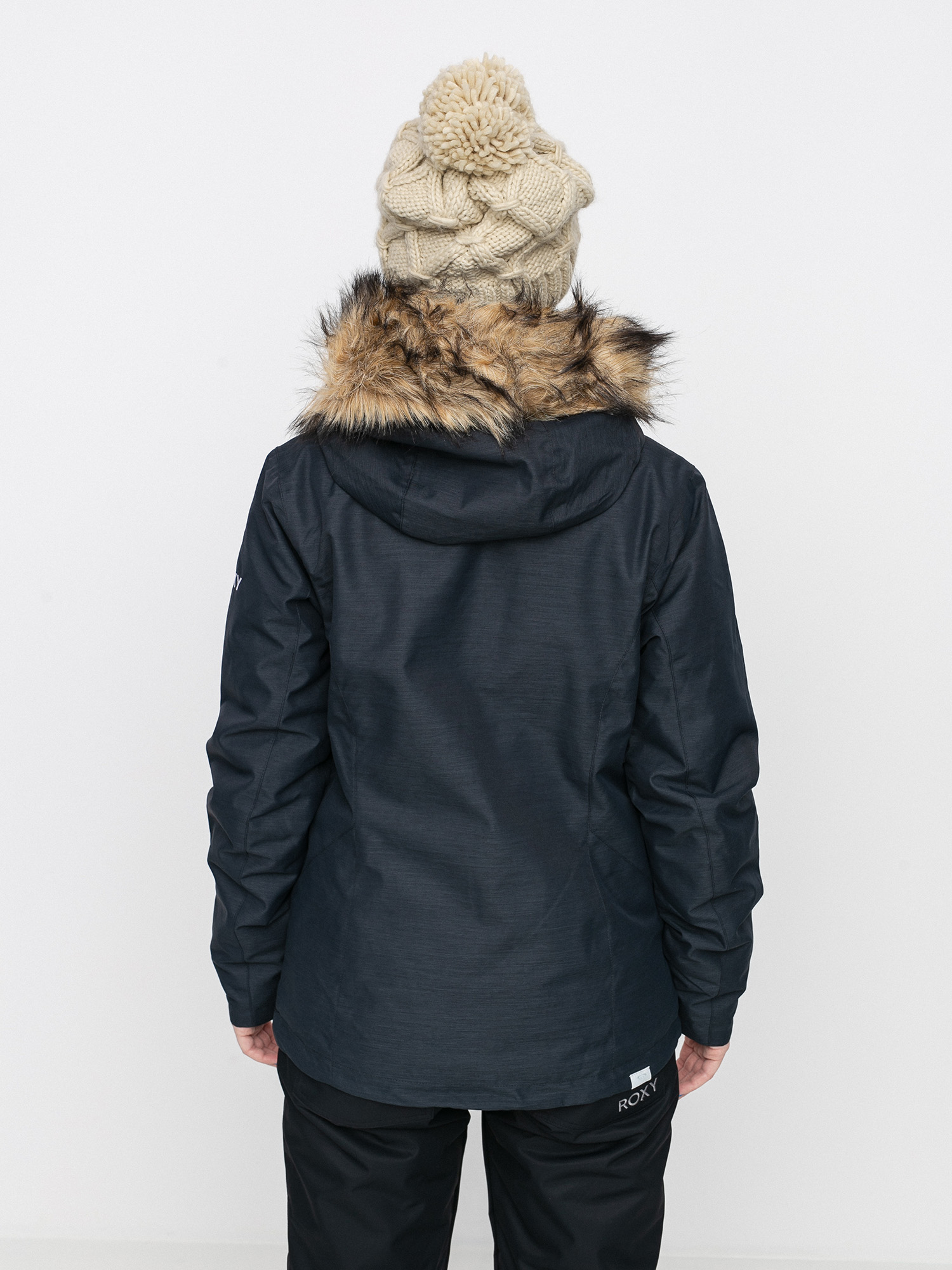 Womens Roxy Jet Ski Solid Snowboard jacket (true black)