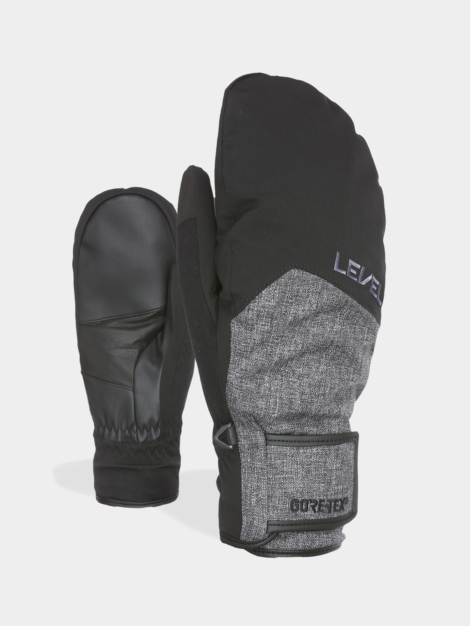 Level Rescue Mitt Gore Tex Gloves (black grey)