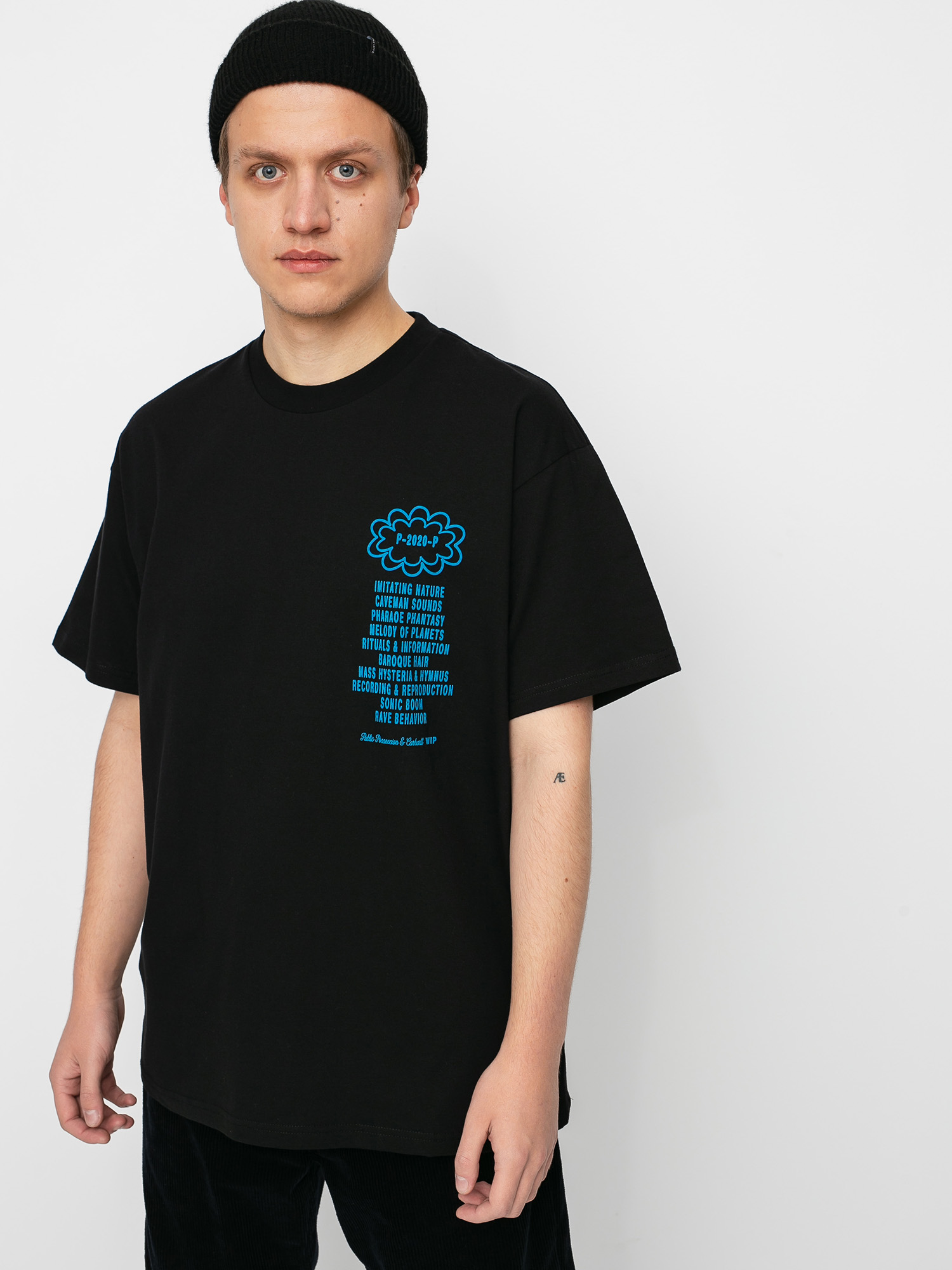 Carhartt WIP X Relevant Parties Public Possession T-shirt (black/blue)
