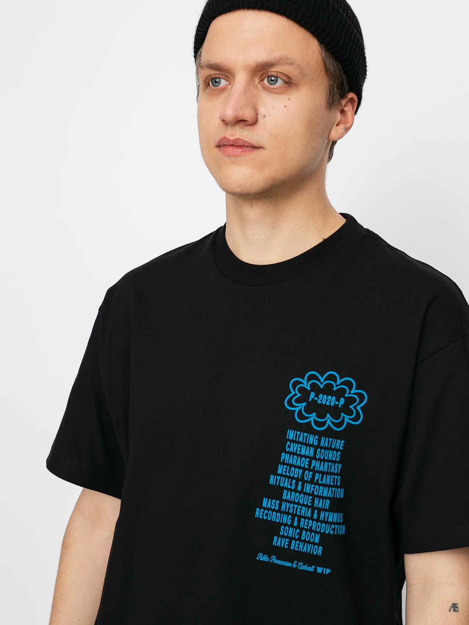 Carhartt WIP X Relevant Parties Public Possession T-shirt (black/blue)