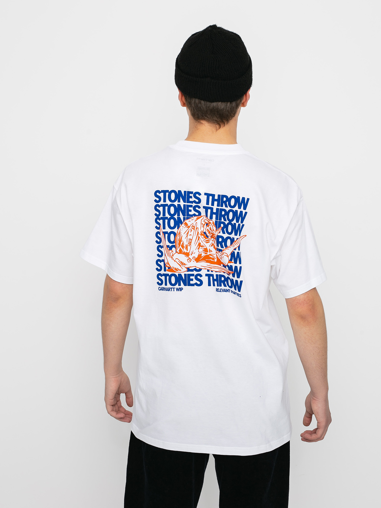 Carhartt WIP X Relevant Parties Stone Throw T-shirt (white)