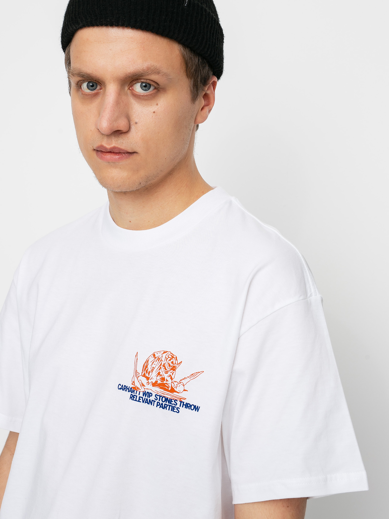Carhartt WIP X Relevant Parties Stone Throw T-shirt (white)