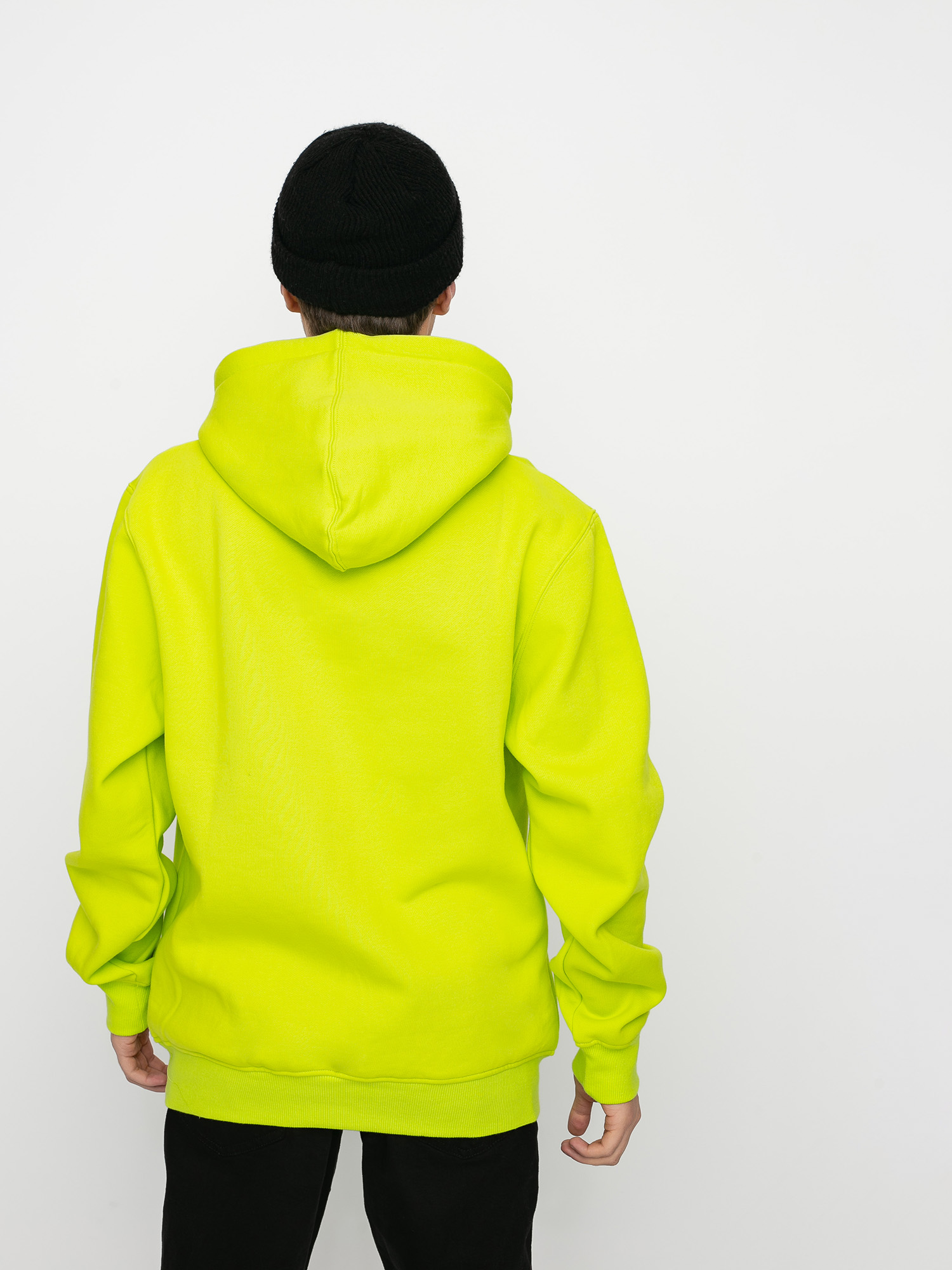 MassDnm Signature Small Logo HD Hoodie (toxic yellow)