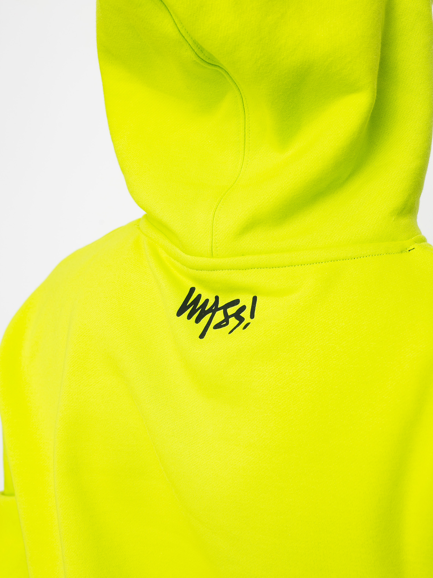 MassDnm Signature Small Logo HD Hoodie (toxic yellow)