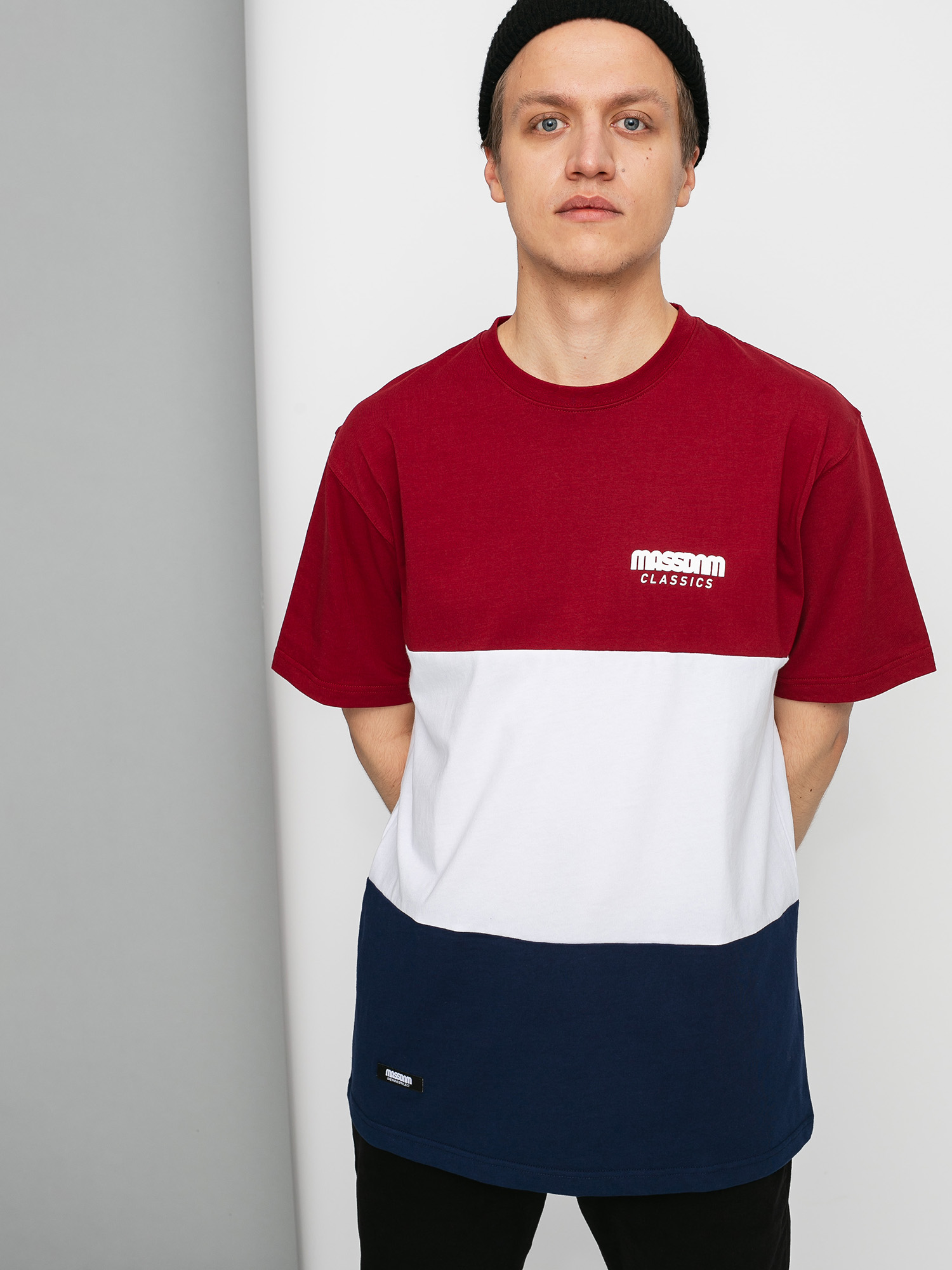 MassDnm Zone T-shirt (claret/navy)