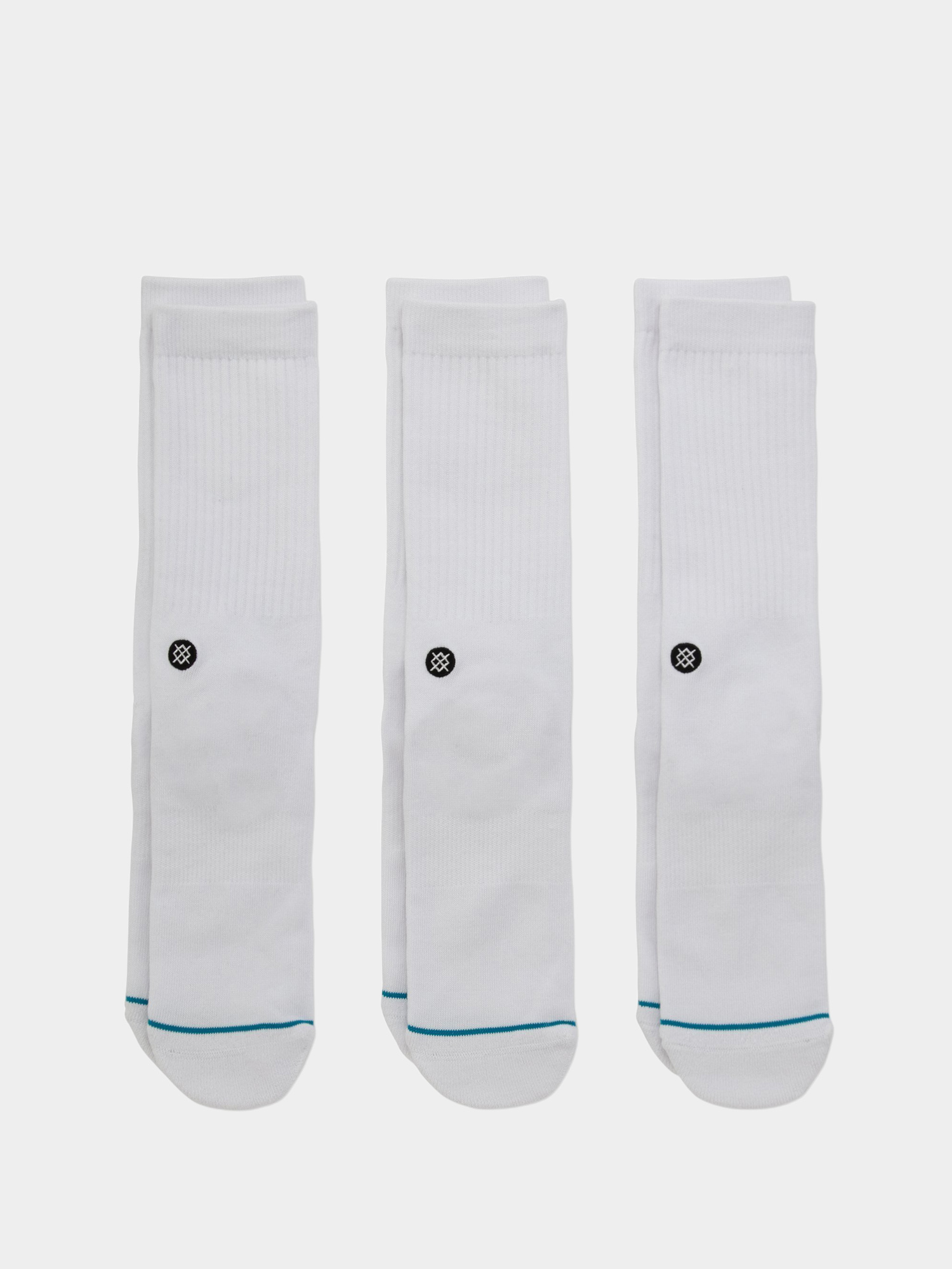 Stance Icon 3 Pack Socks (white)