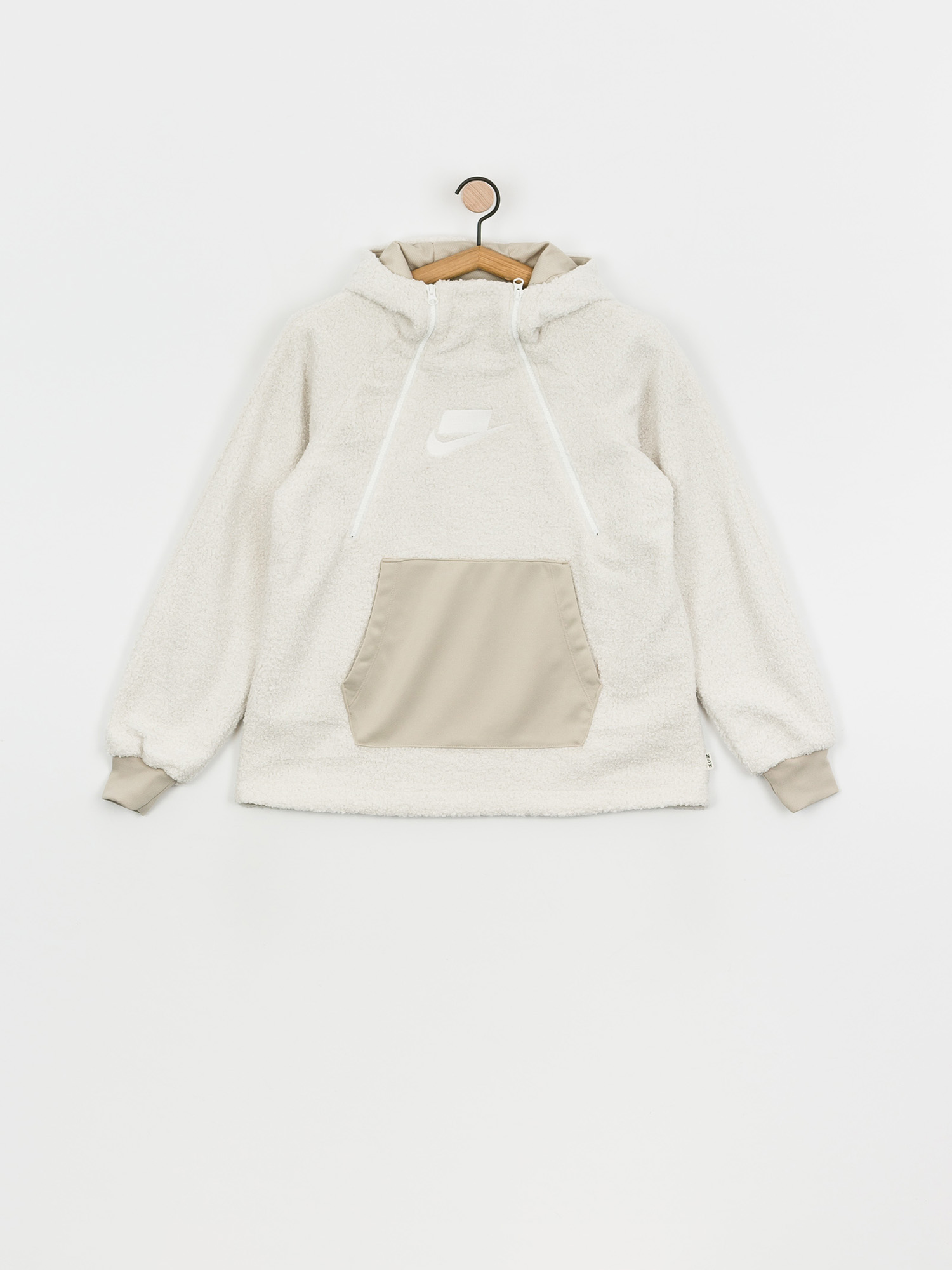 Women's pullover sherpa hot sale hoodie nike sportswear nsw