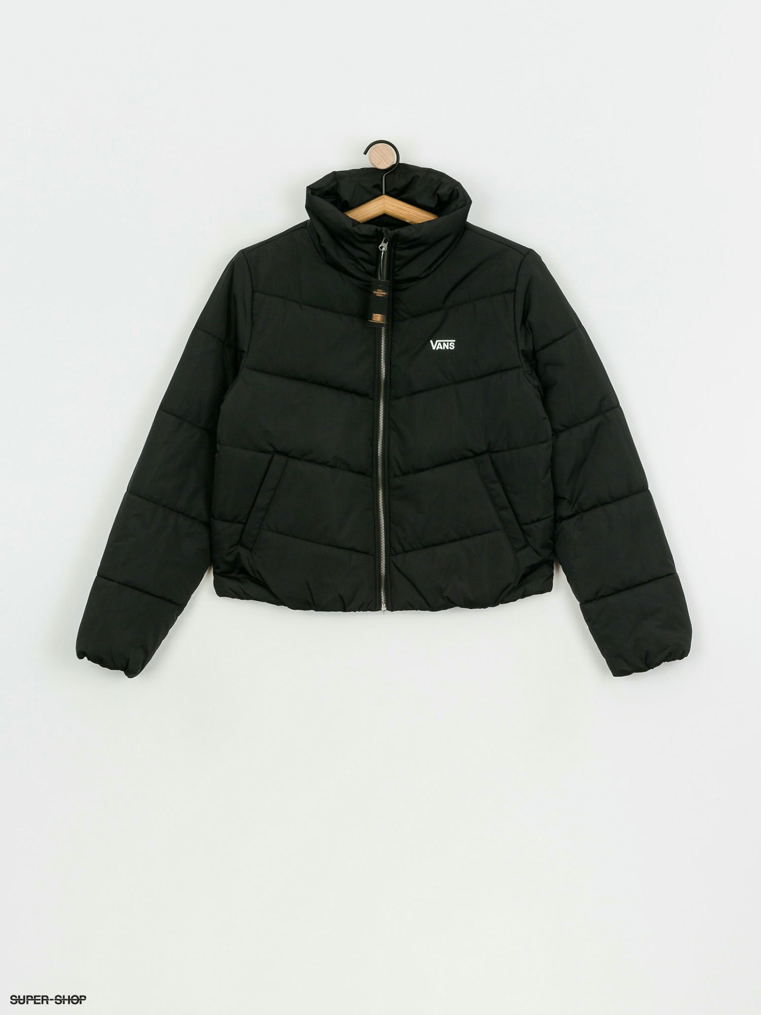 vans black puffer jacket