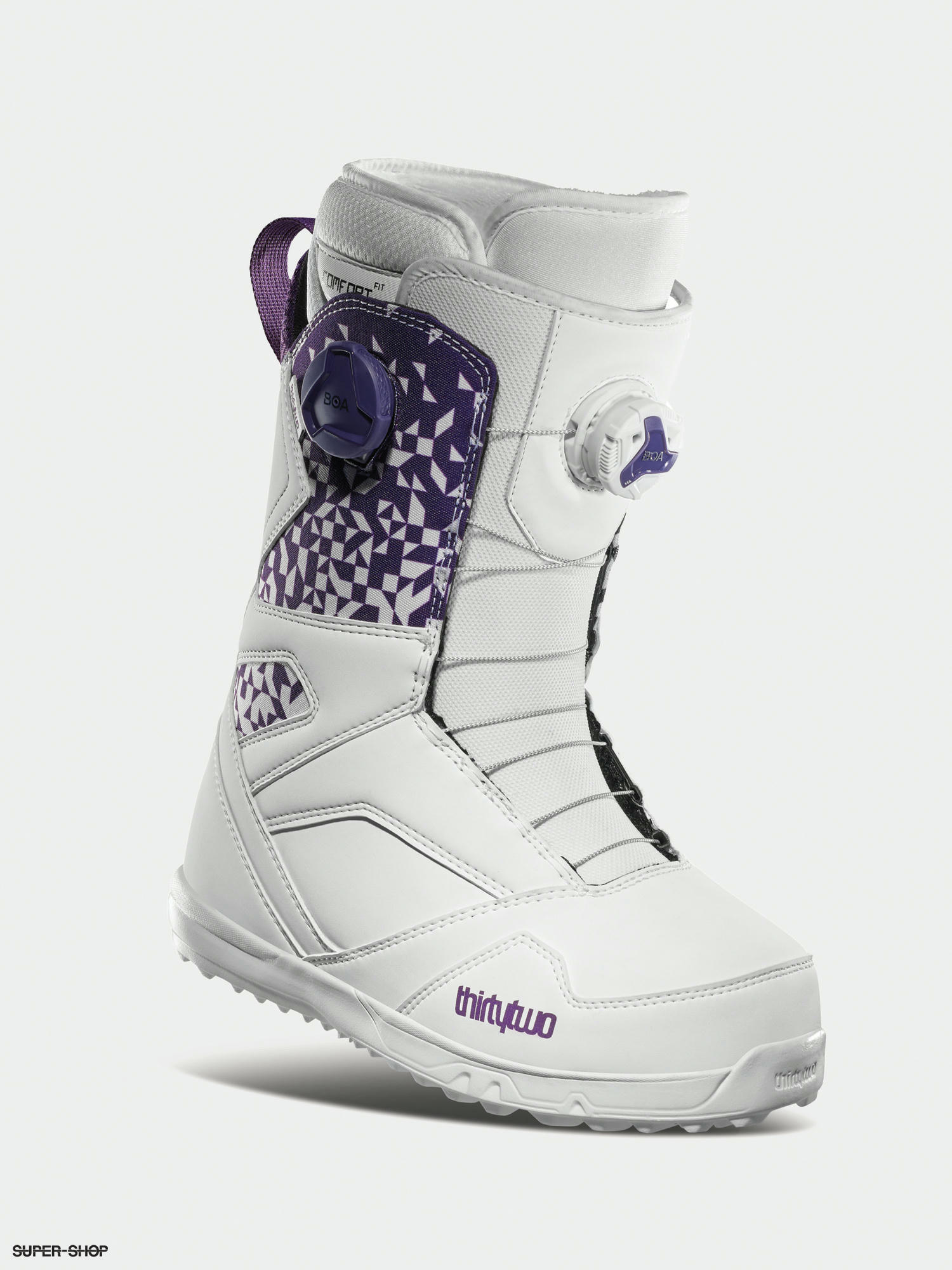 white boa snowboard boots