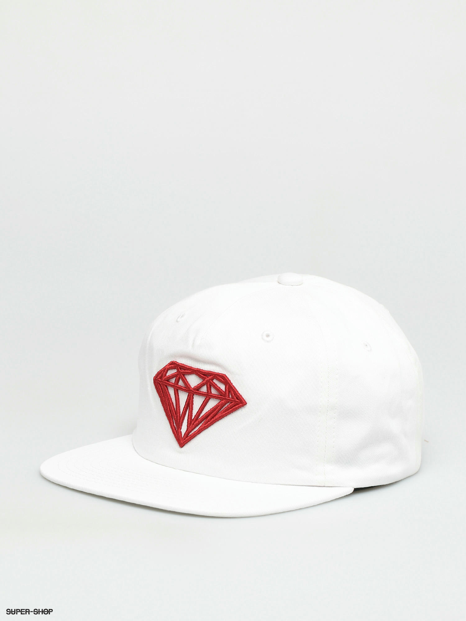 Diamond Supply Co Brilliant Unstructured Snapback Zd Cap White