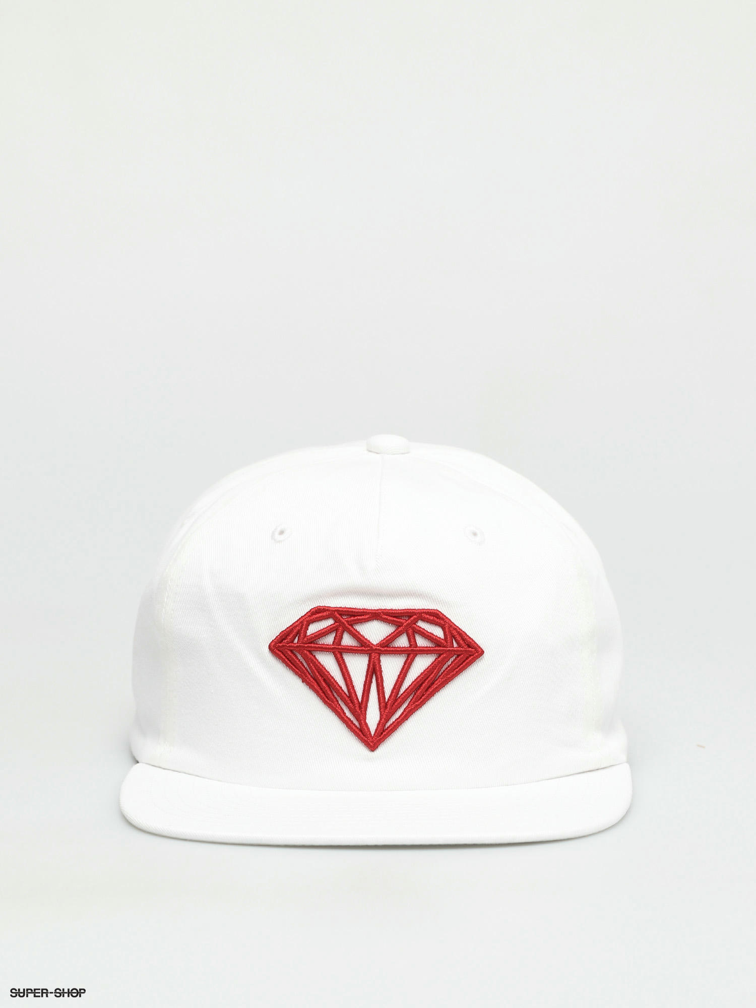 Diamond Supply Co Brilliant Unstructured Snapback Zd Cap White