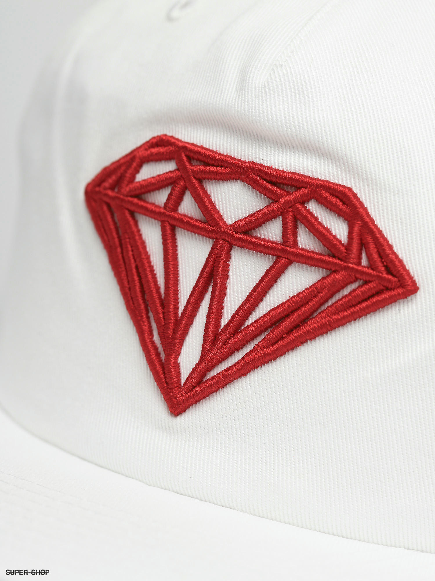 Diamond Supply Co Brilliant Unstructured Snapback Zd Cap White