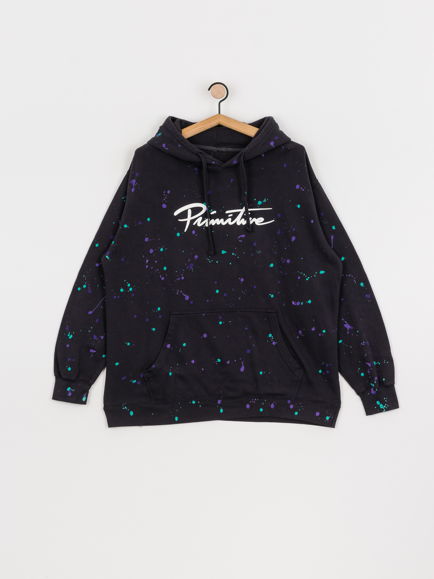 Primitive Nuevo Puff Washed HD Hoodie (black)