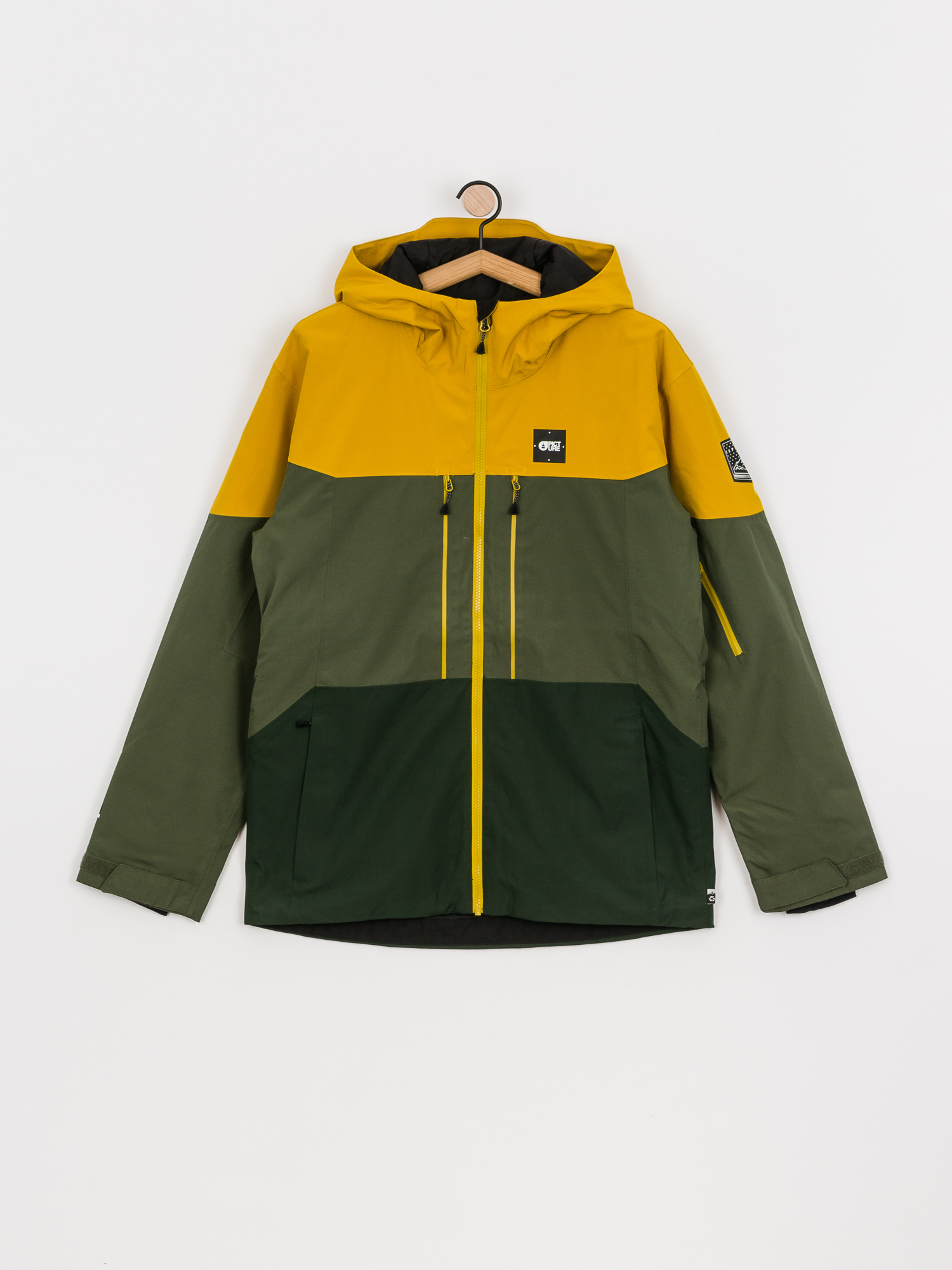 forest green snowboard jacket