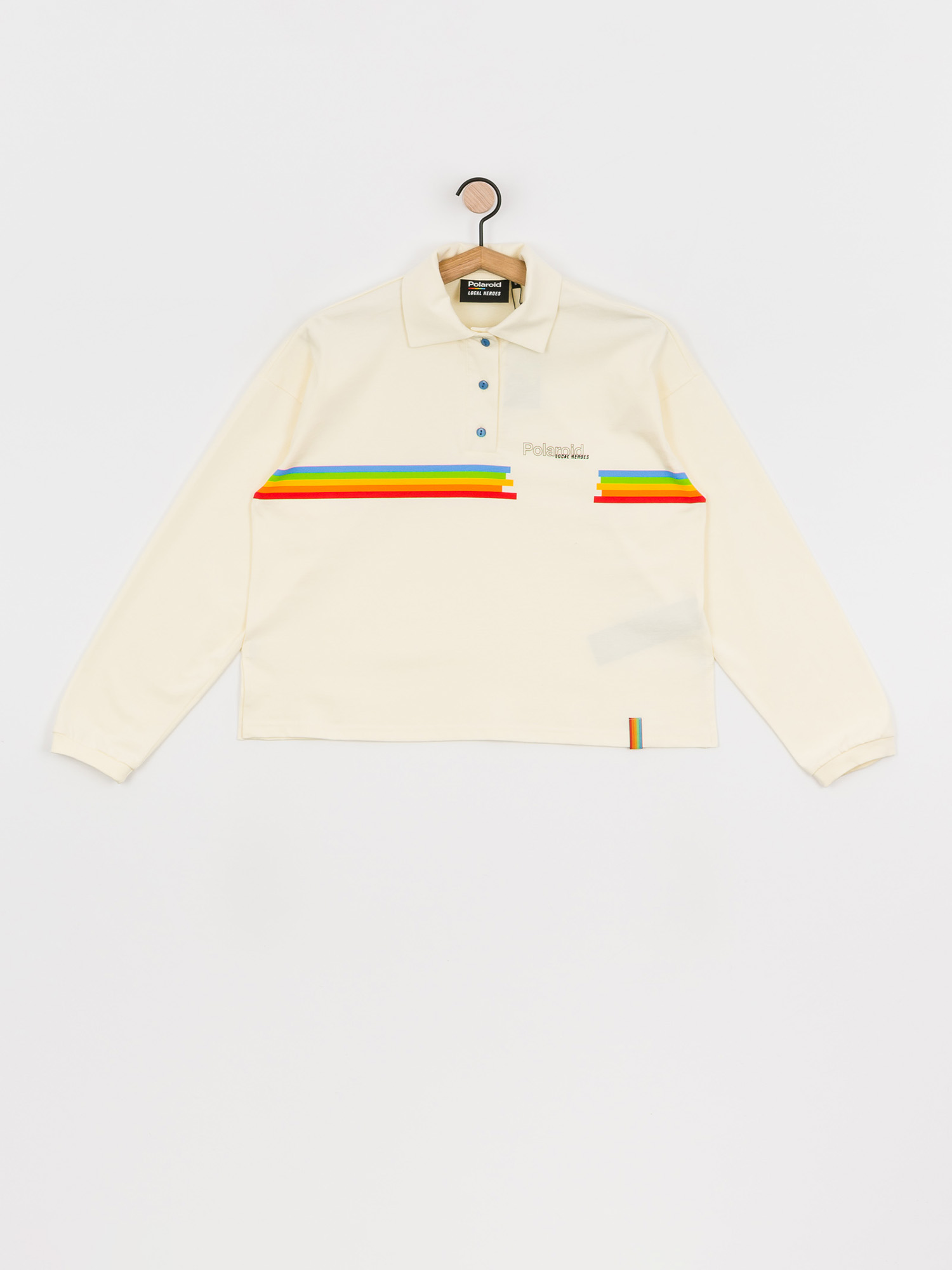 Local Heroes X Polaroid Polo t-shirt Wmn (cream)