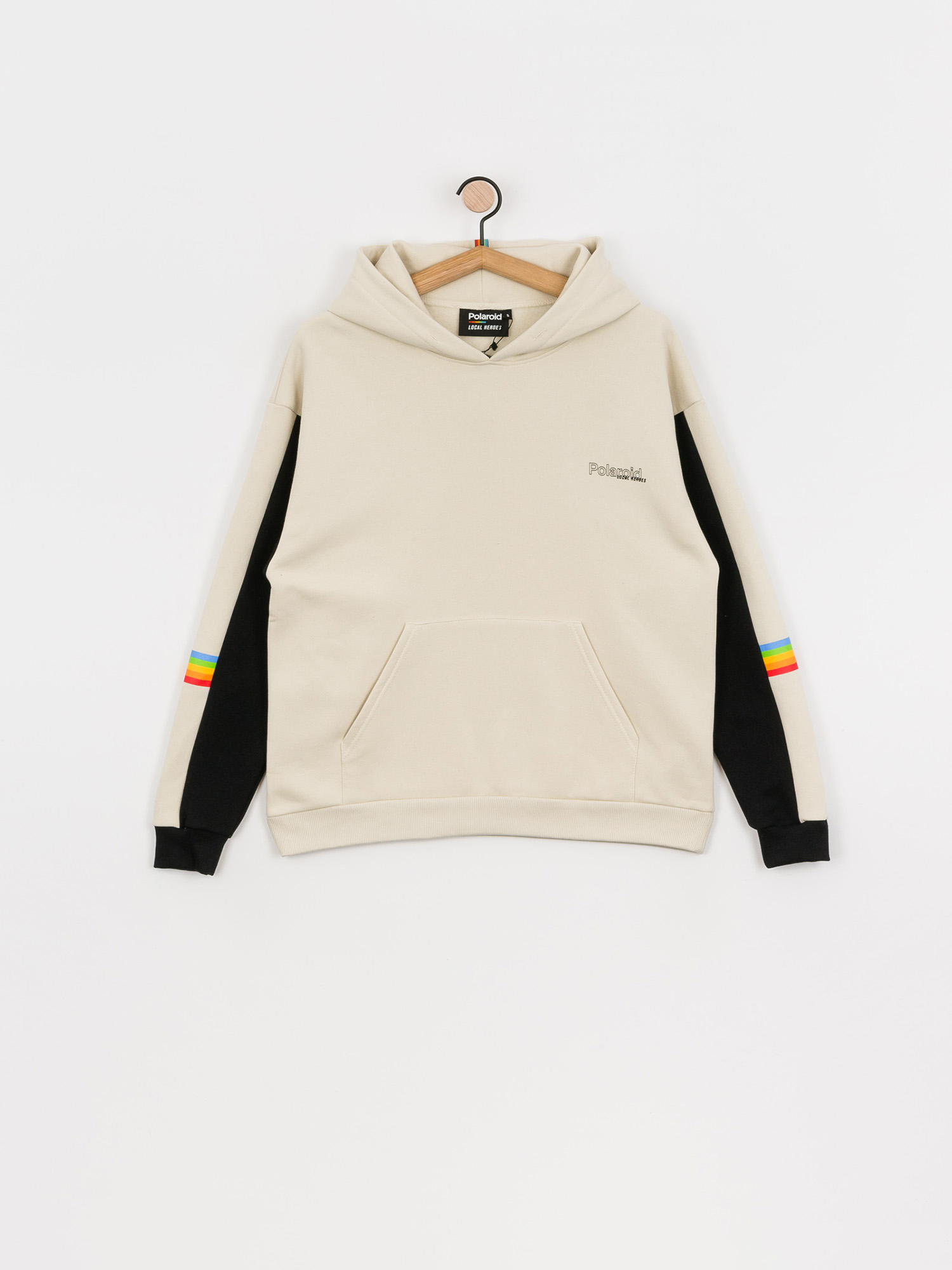 Local Heroes X Polaroid Vhs HD Hoodie Wmn (beige/black)