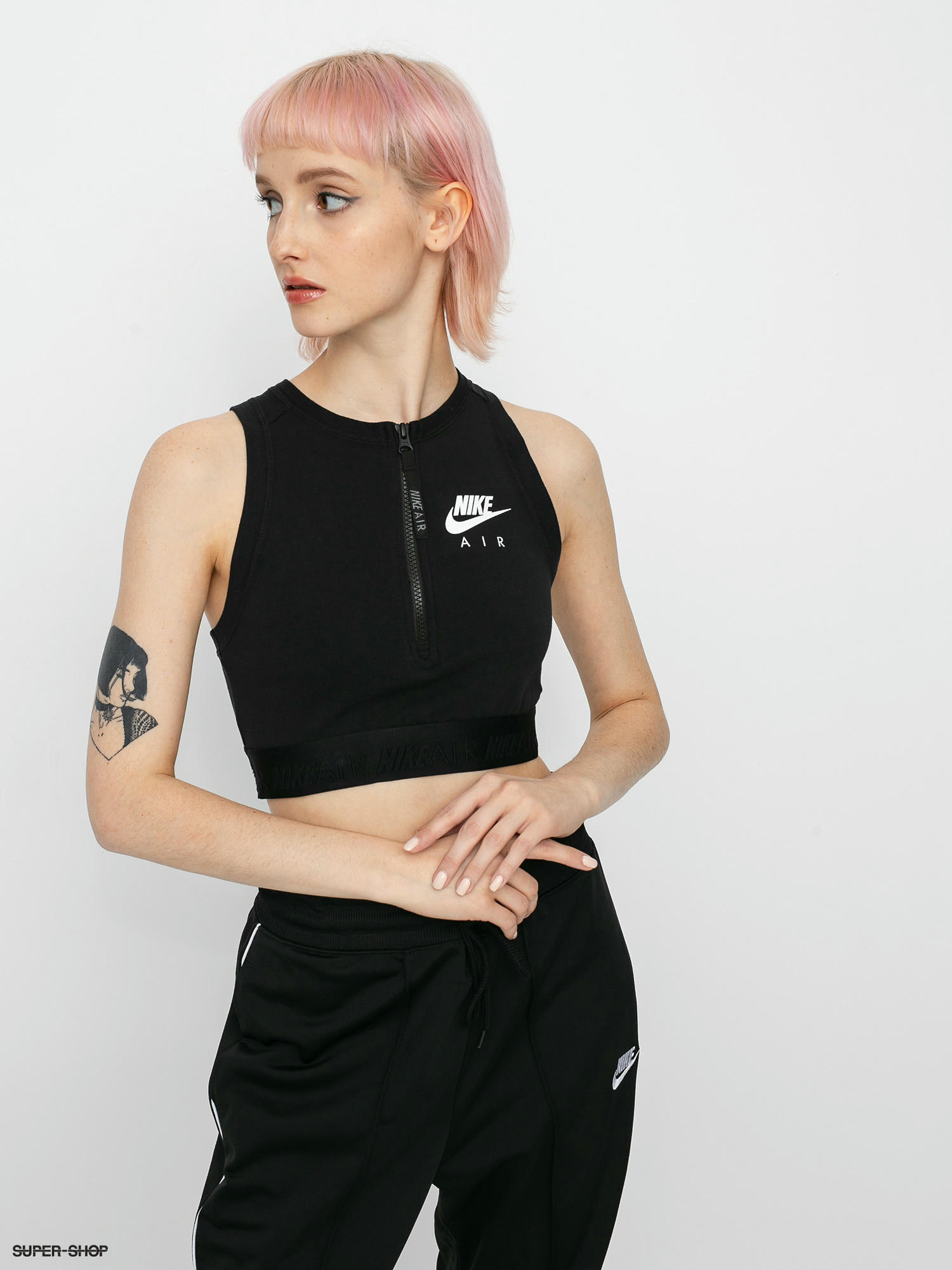 Nike Air Top Crop Underwear Wmn (black/white)