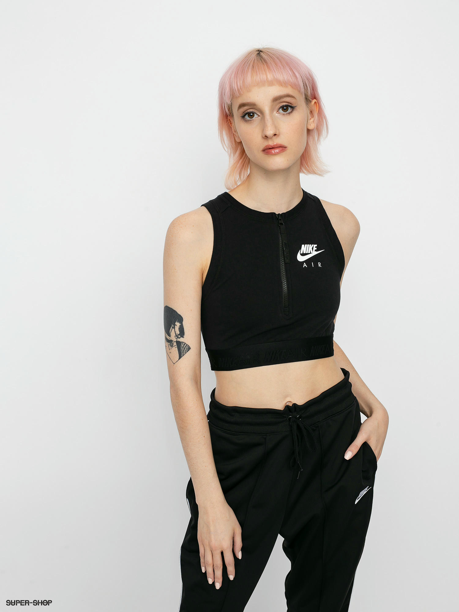 Nike Air Top Crop Underwear Wmn (black/white)