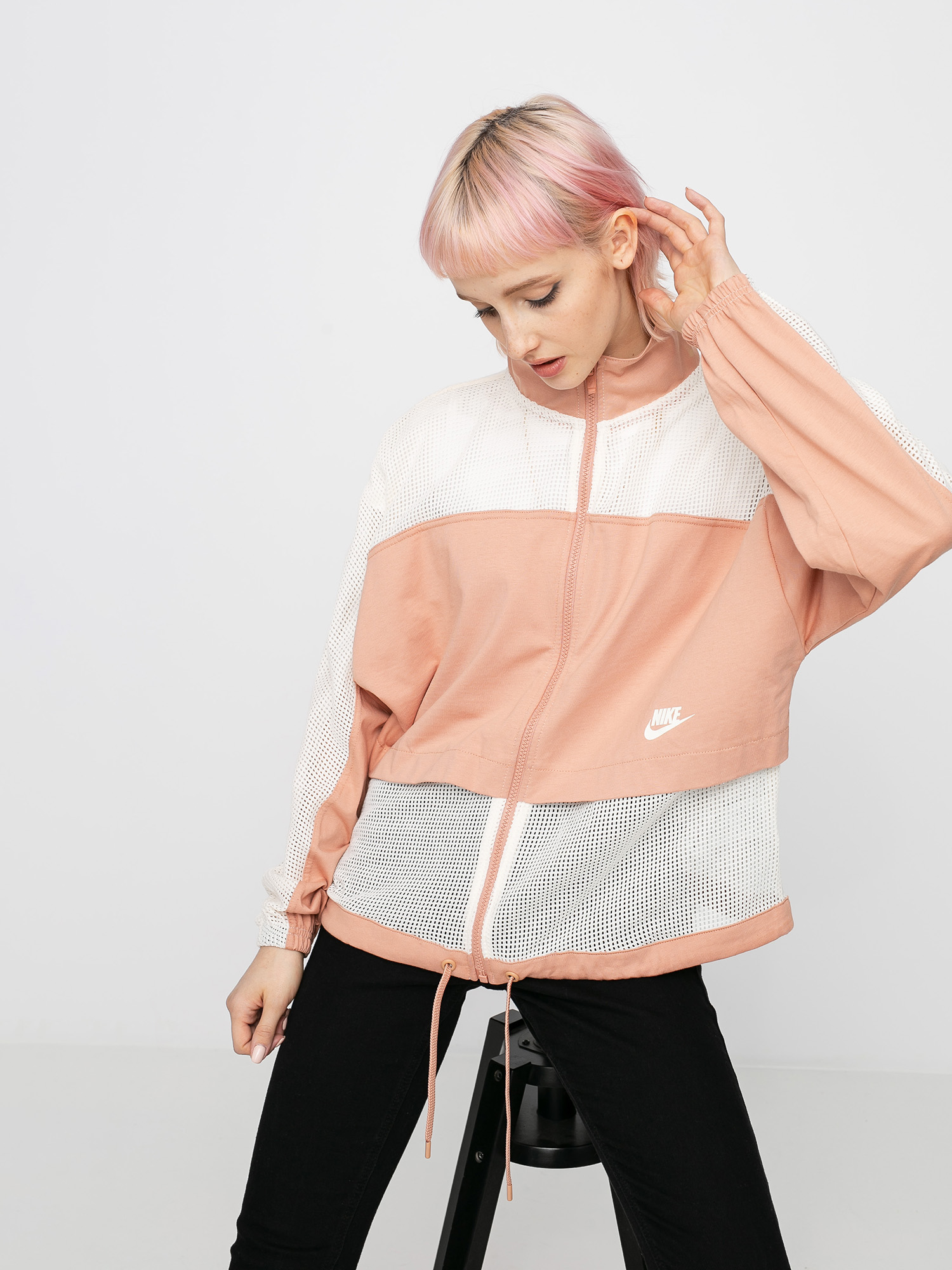 Nike Jkt Mesh Wmn Jacke (rose gold/pale ivory/pale ivory)
