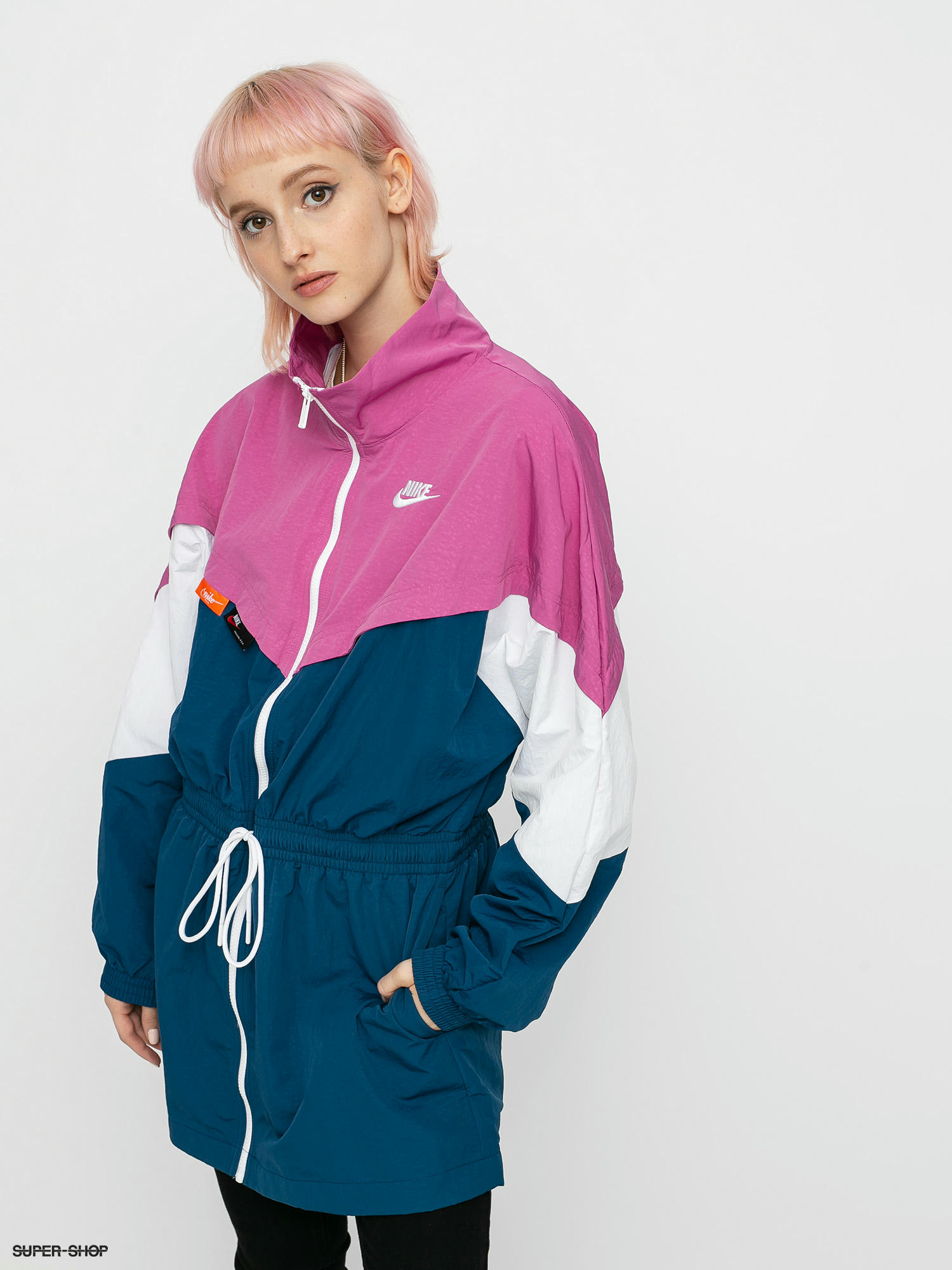 Nike Sportswear Icon Clash Jacket Wmn blue cosmic fuchsia