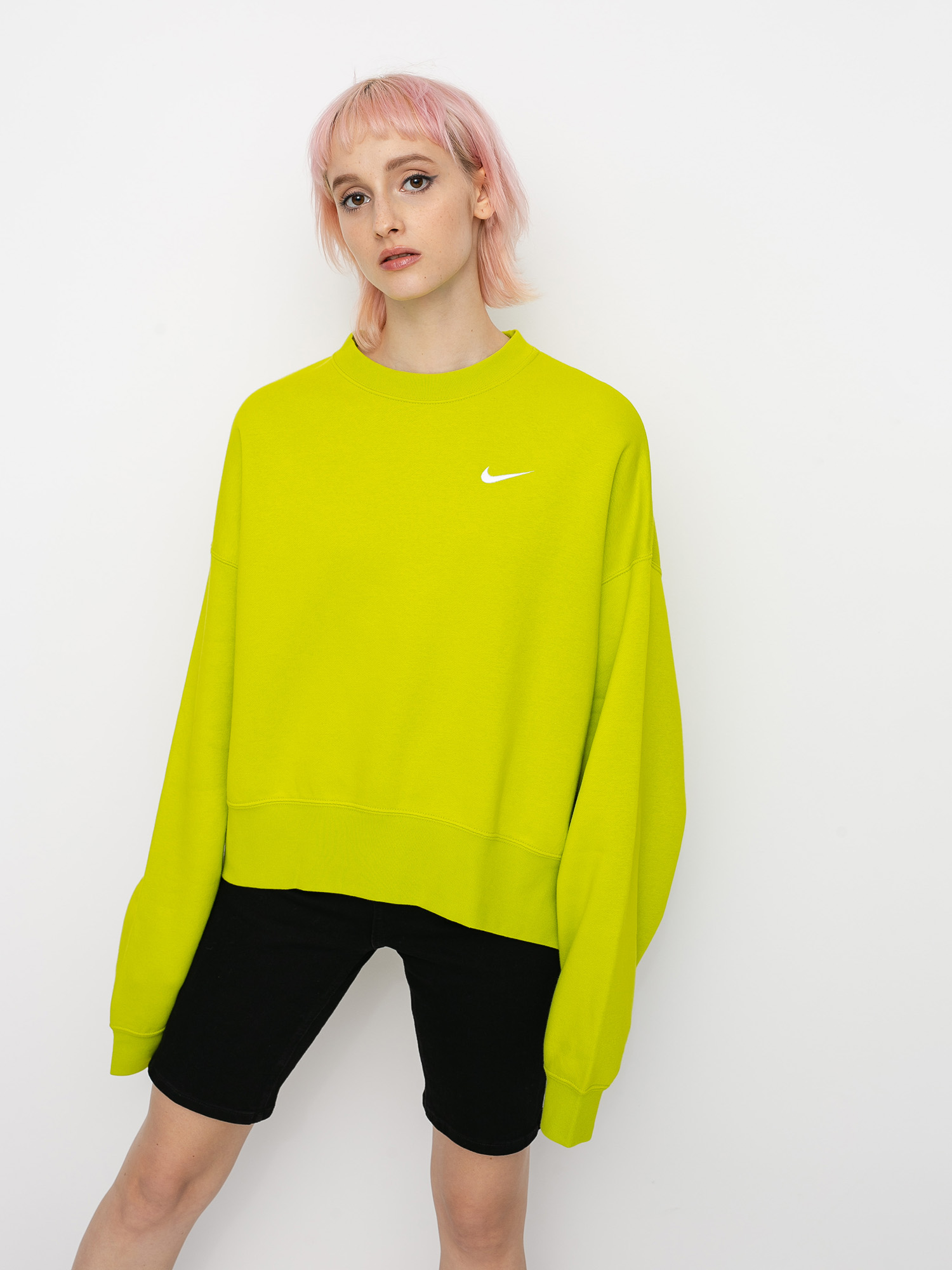 Nike Creflc Trend Sweatshirt Wmn bright cactus white