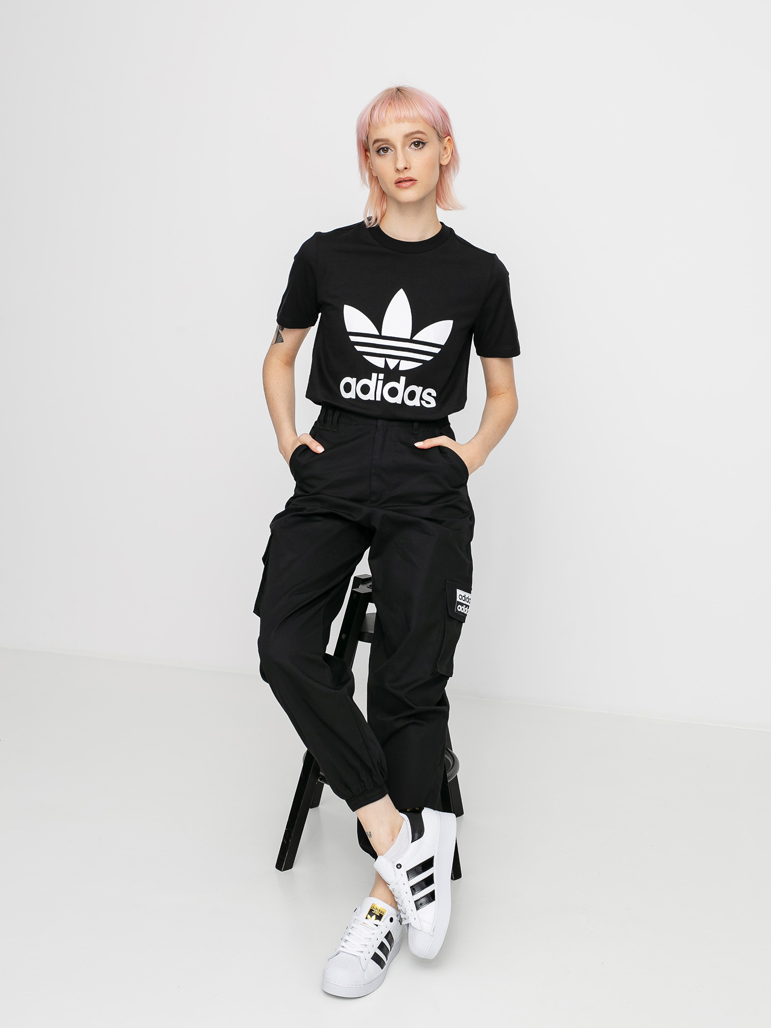 adidas original t shirt black