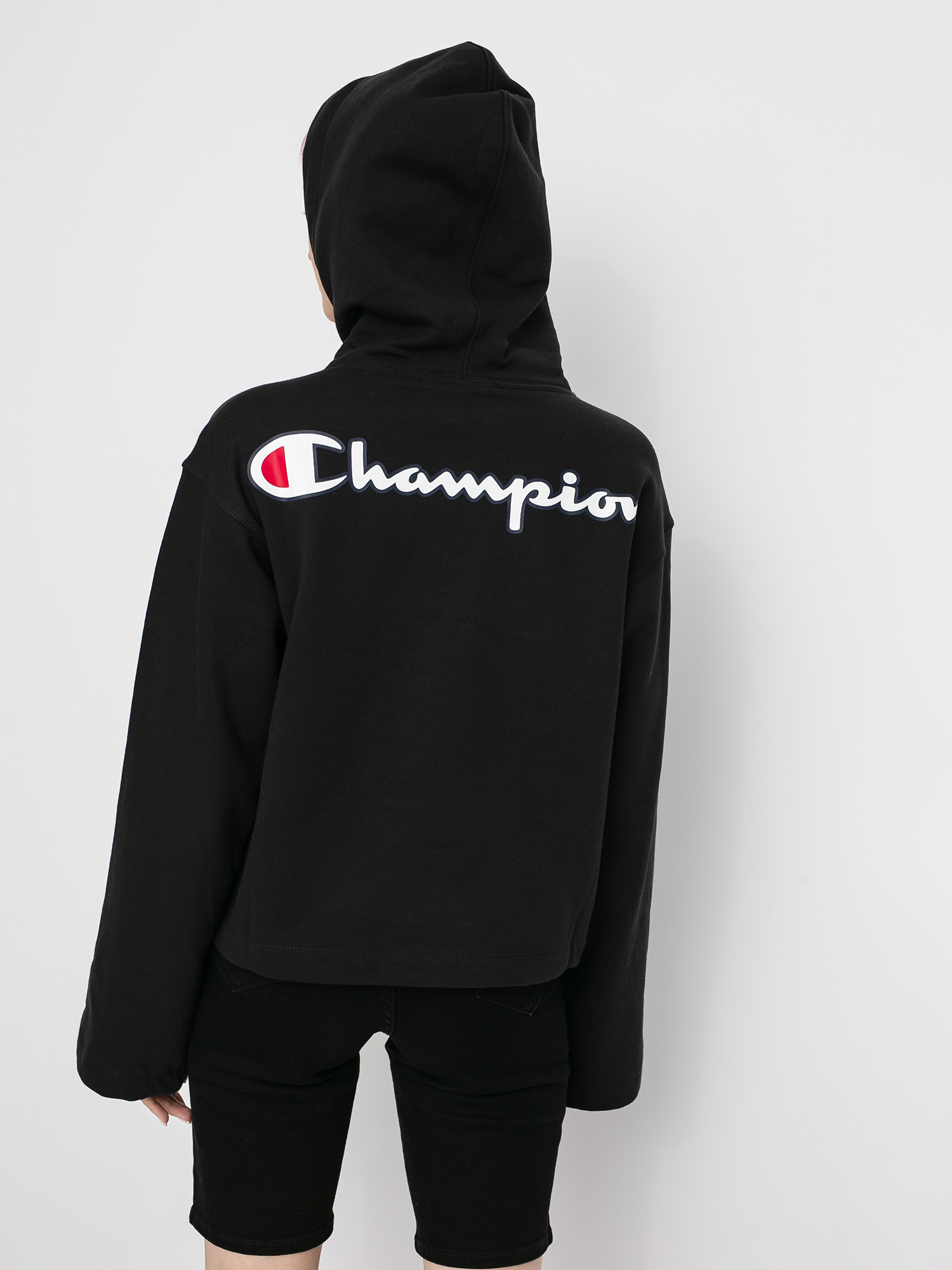 champion back print hoodie