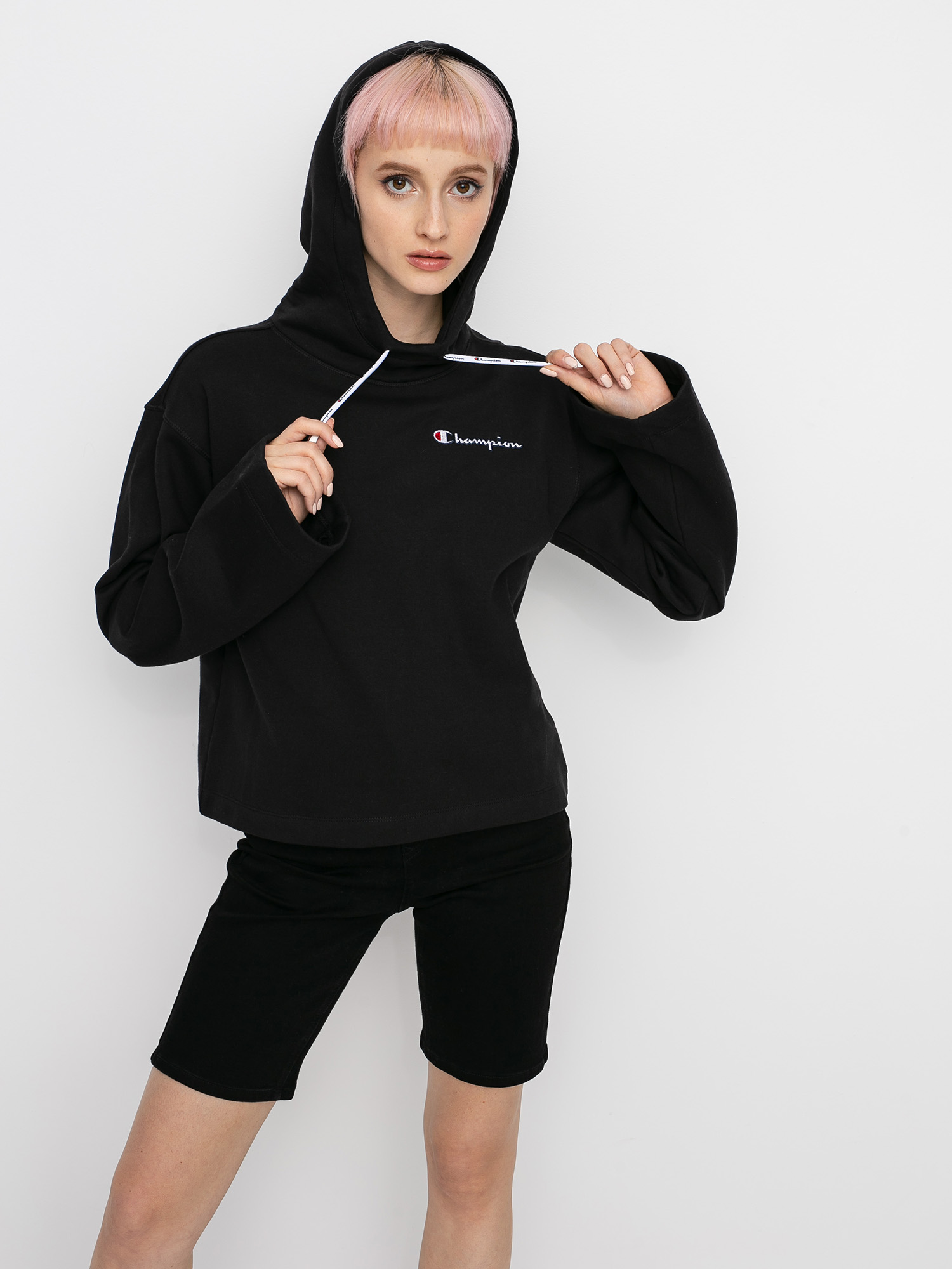 Champion Sweatshirt HD 113186 Hoodie Wmn (nbk)