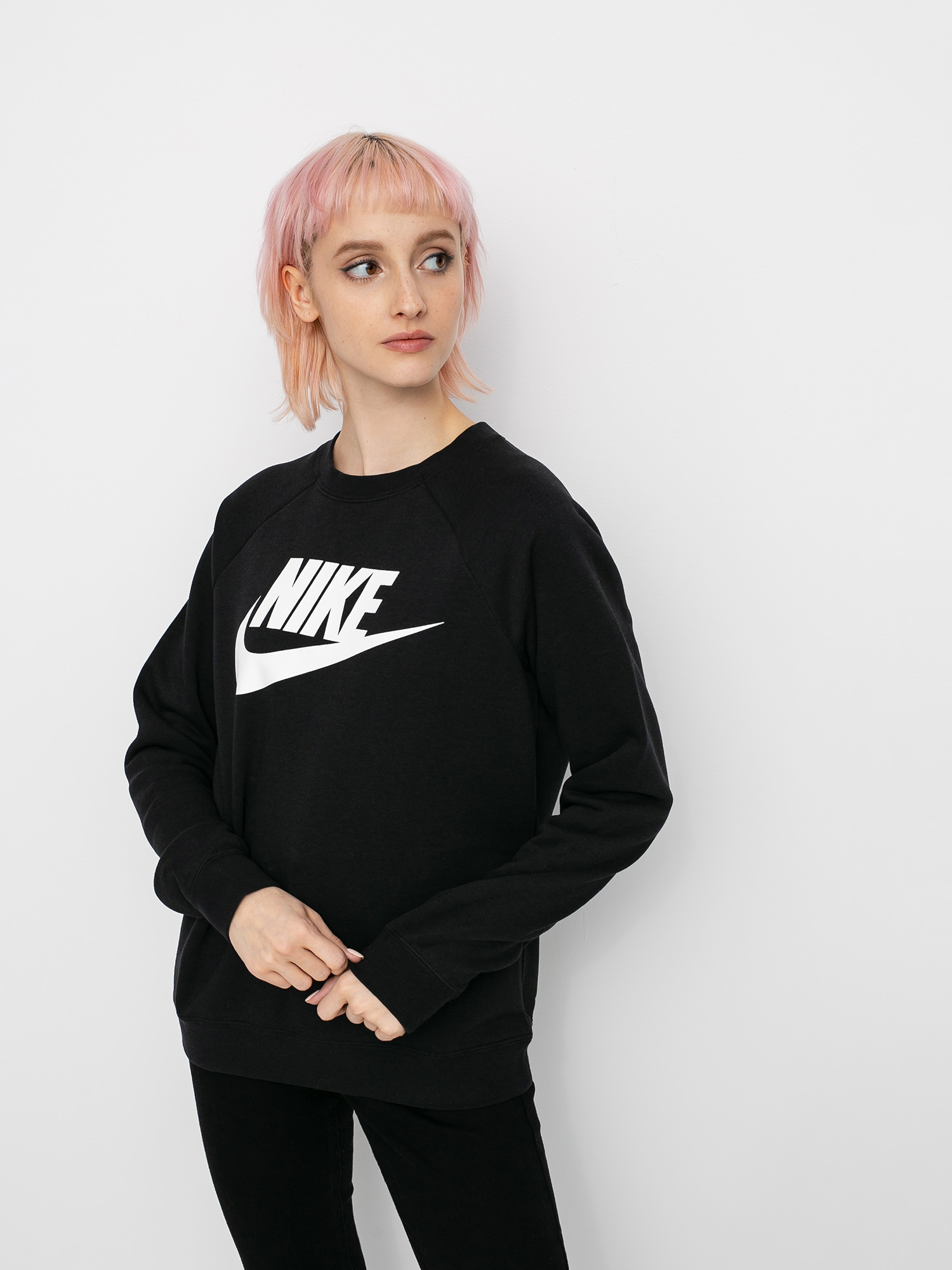 Nike Sportswear Rally Sweatshirt Wmn black (black/white) - Main Image