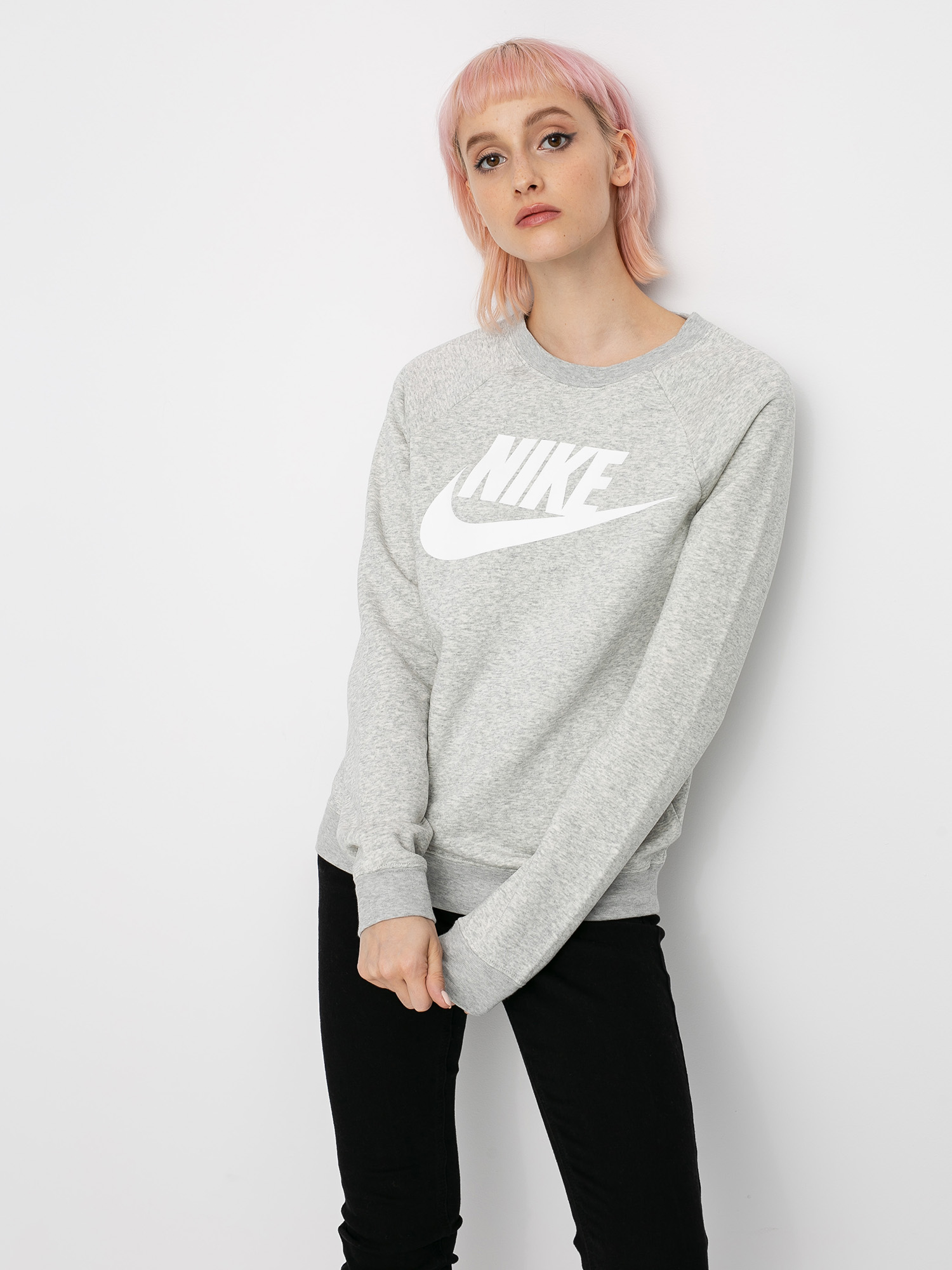 Nike Sportswear Rally Sweatshirt Wmn grey (grey heather/white)