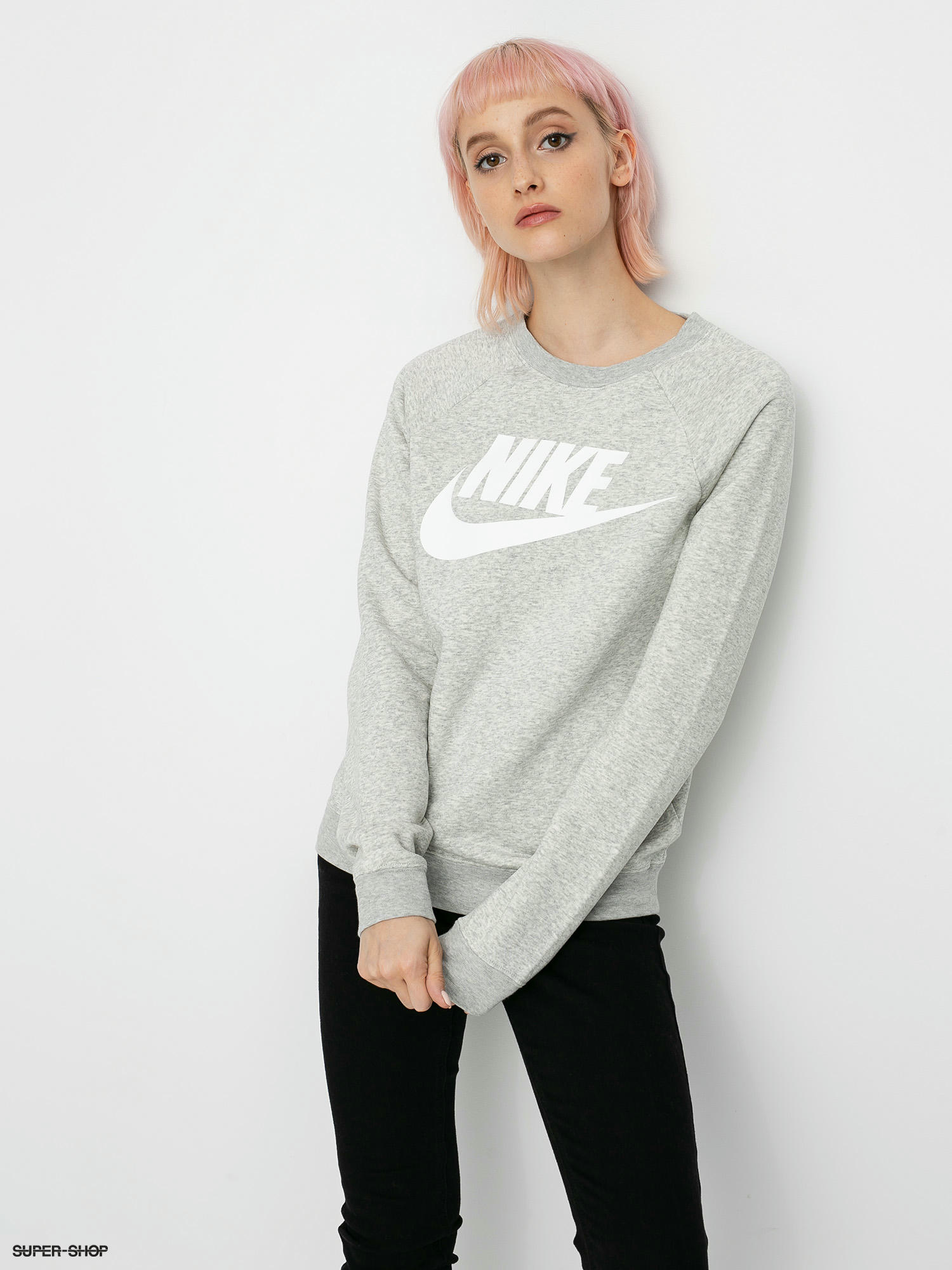 Nike Sportswear Rally Sweatshirt Wmn (grey heather/white)