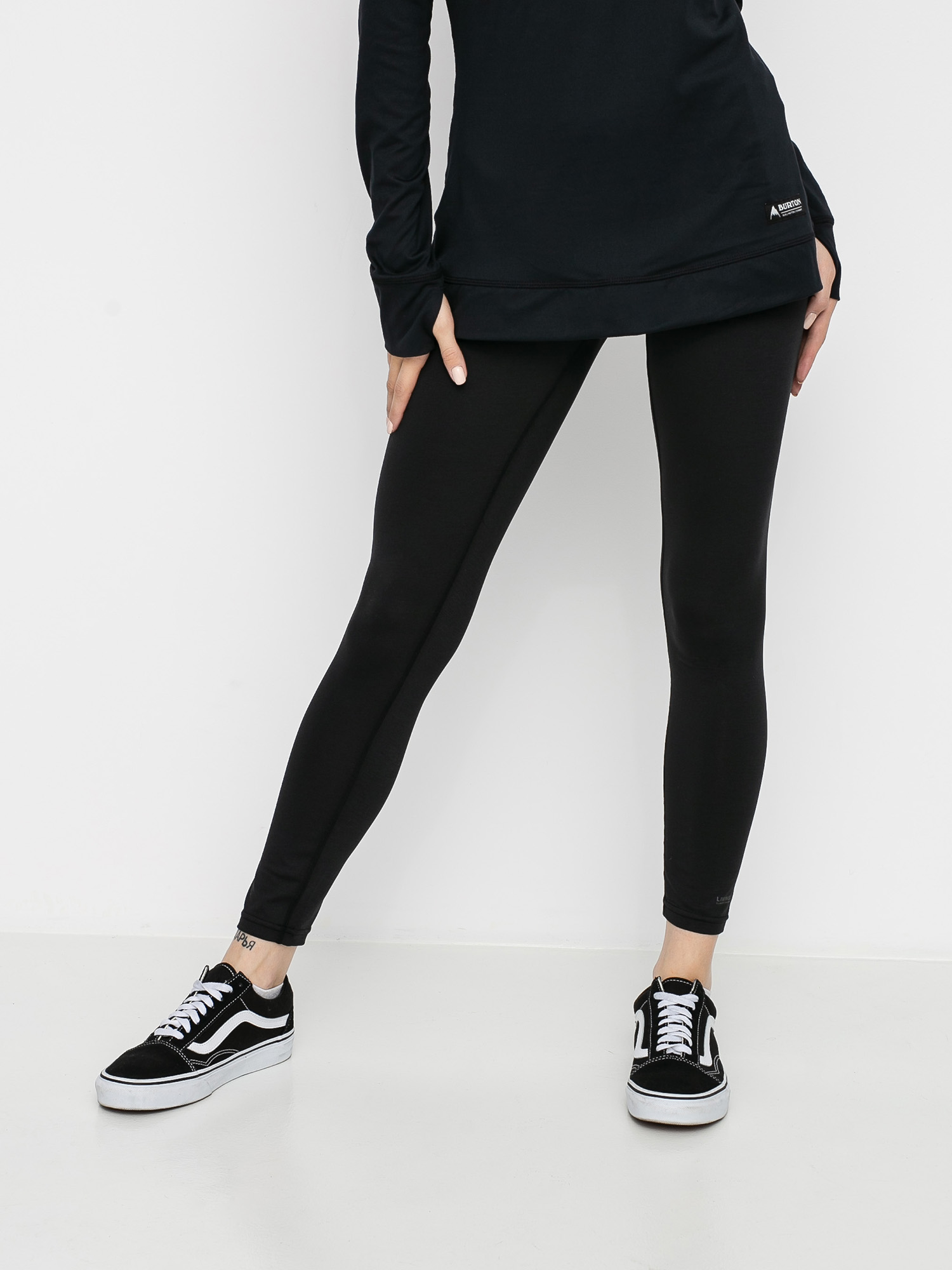 Womens Burton Lightweight X Base Layer Pant Active leggings (true black)