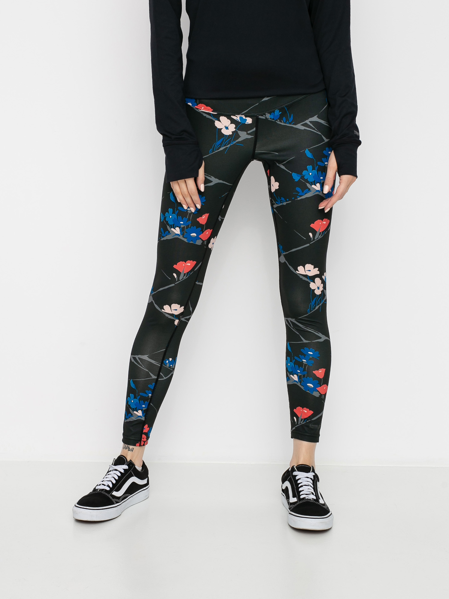 floral active leggings