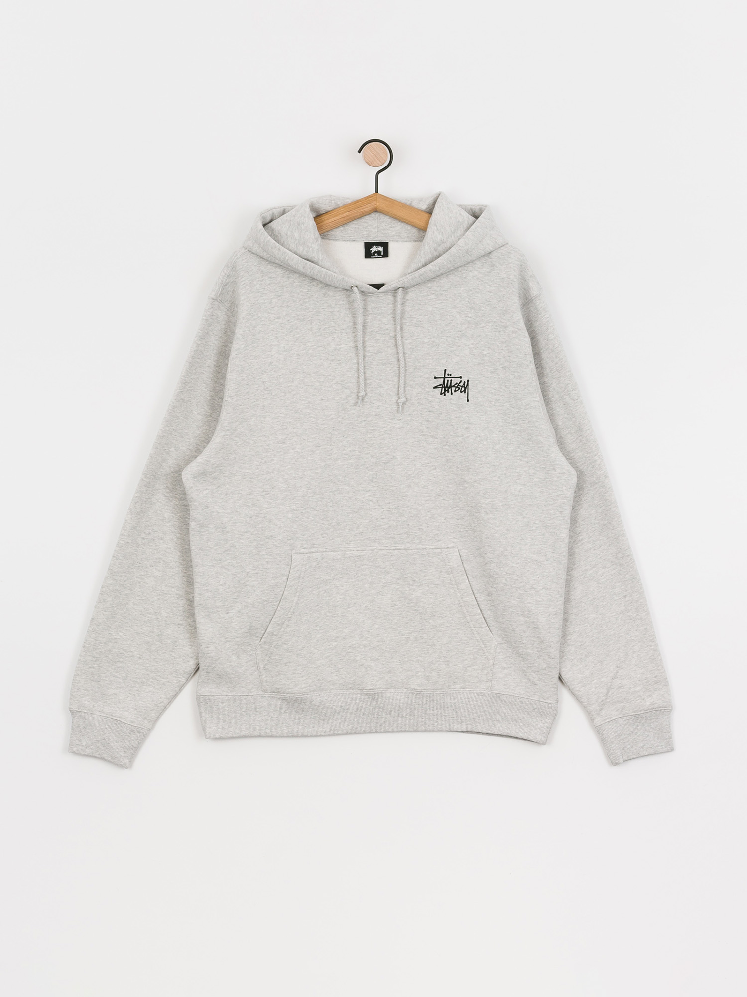 Stussy Basic HD Hoodie (ash heather)