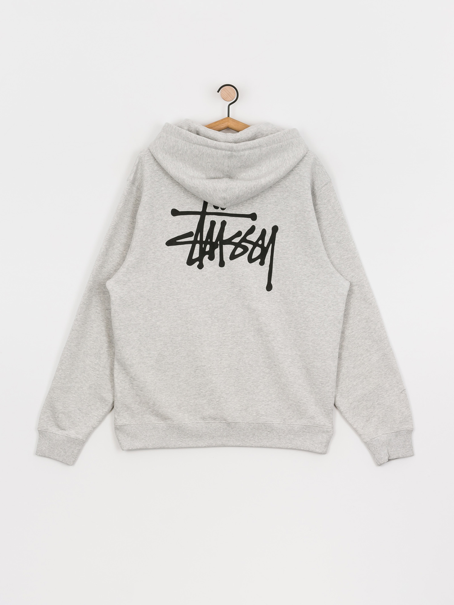 Stussy Basic HD Hoodie (ash heather)