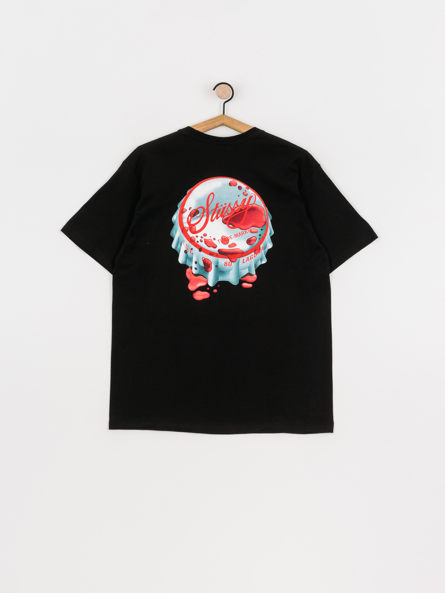 stussy bottle cap t shirt