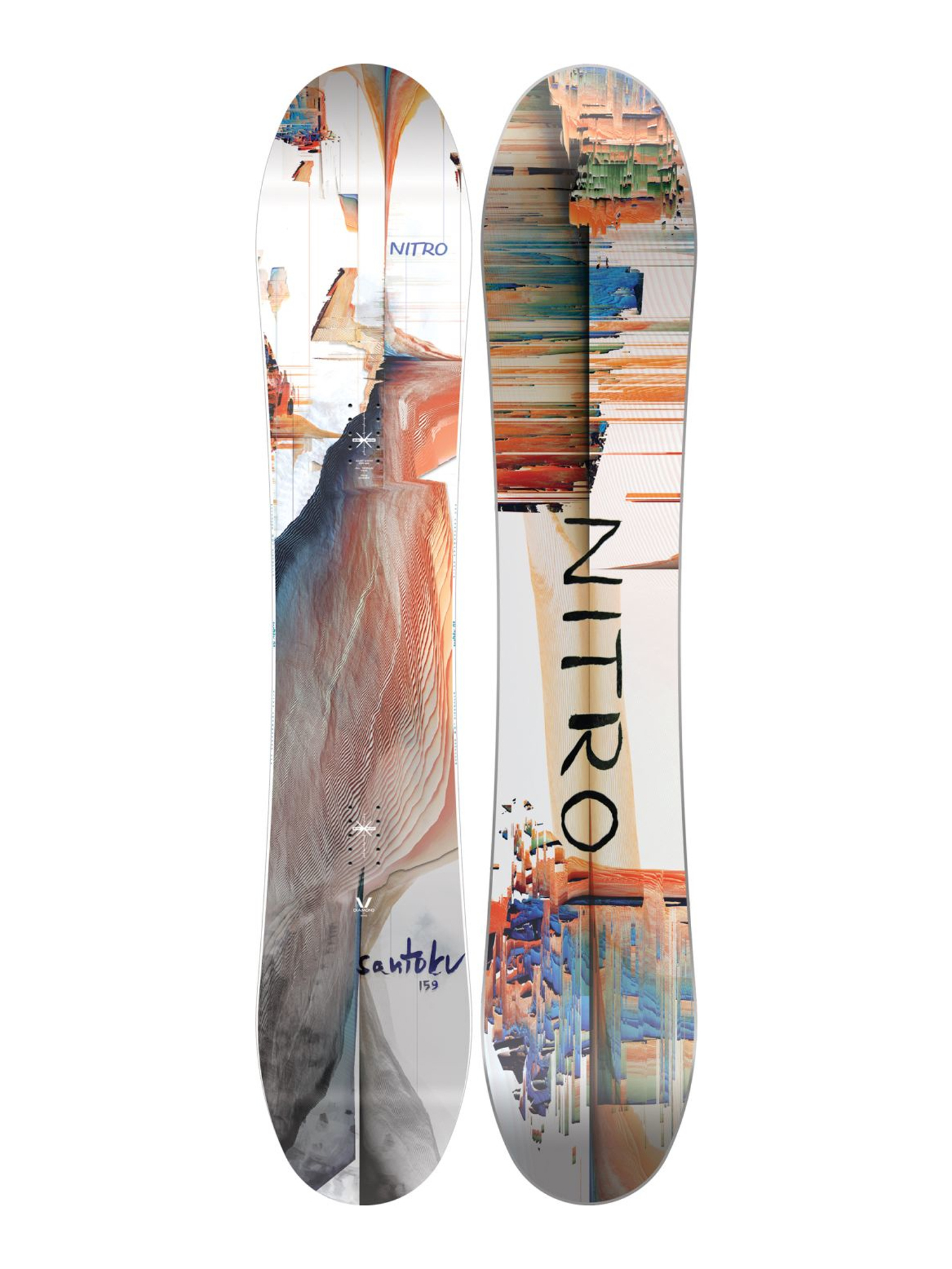Nitro Santoku Snowboard - multicolor