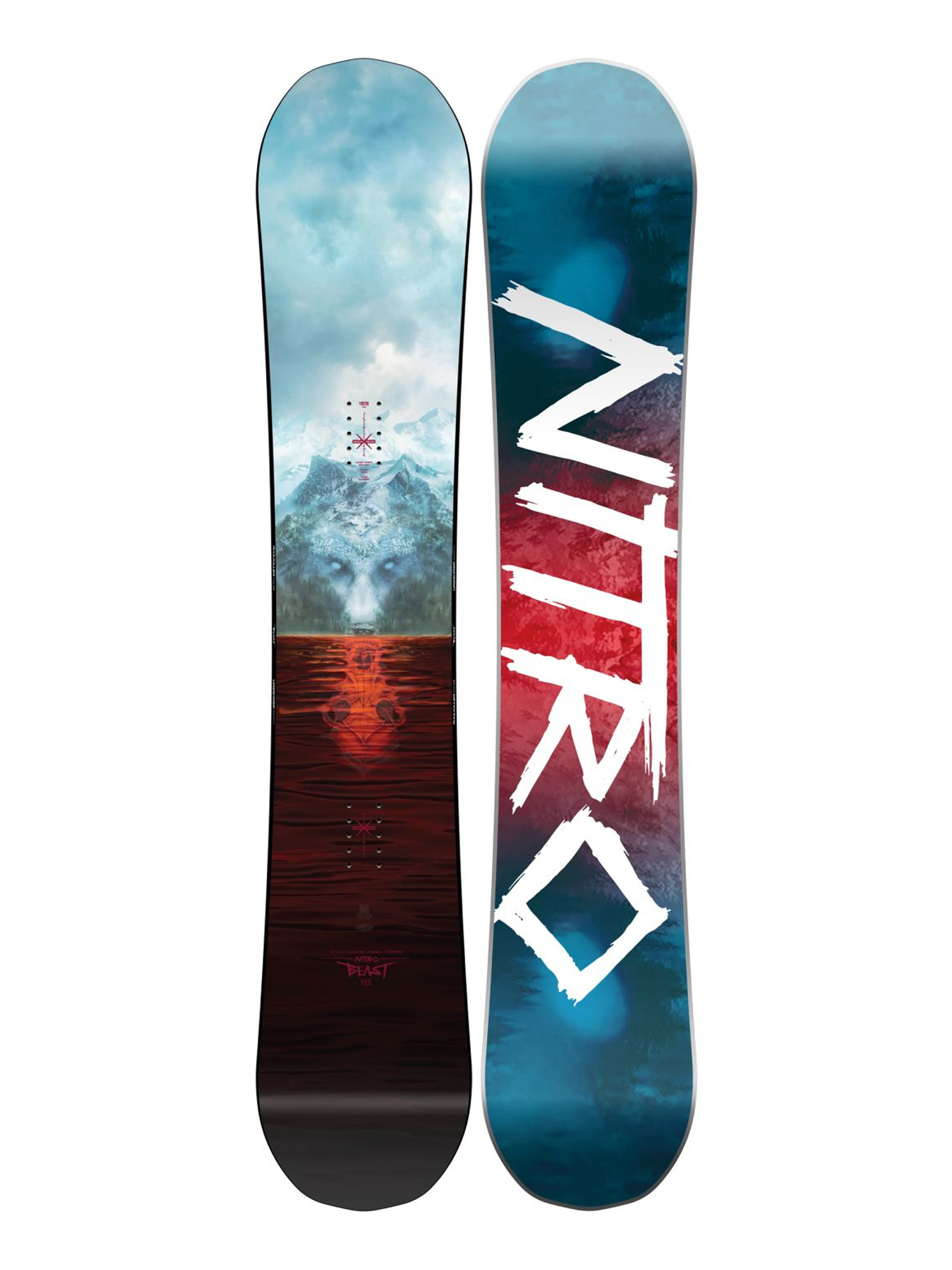 Nitro Beast Snowboard - multicolor