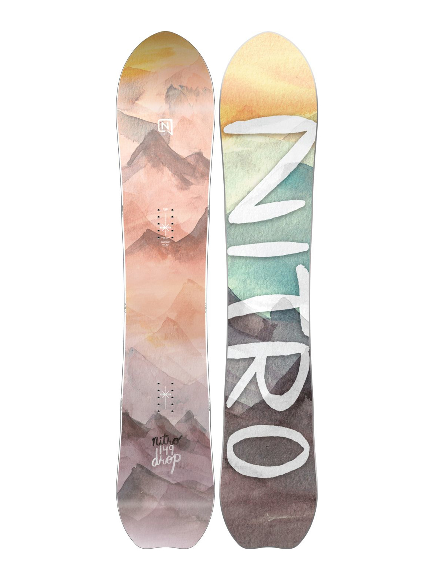 Nitro Drop Snowboard Wmn - blue