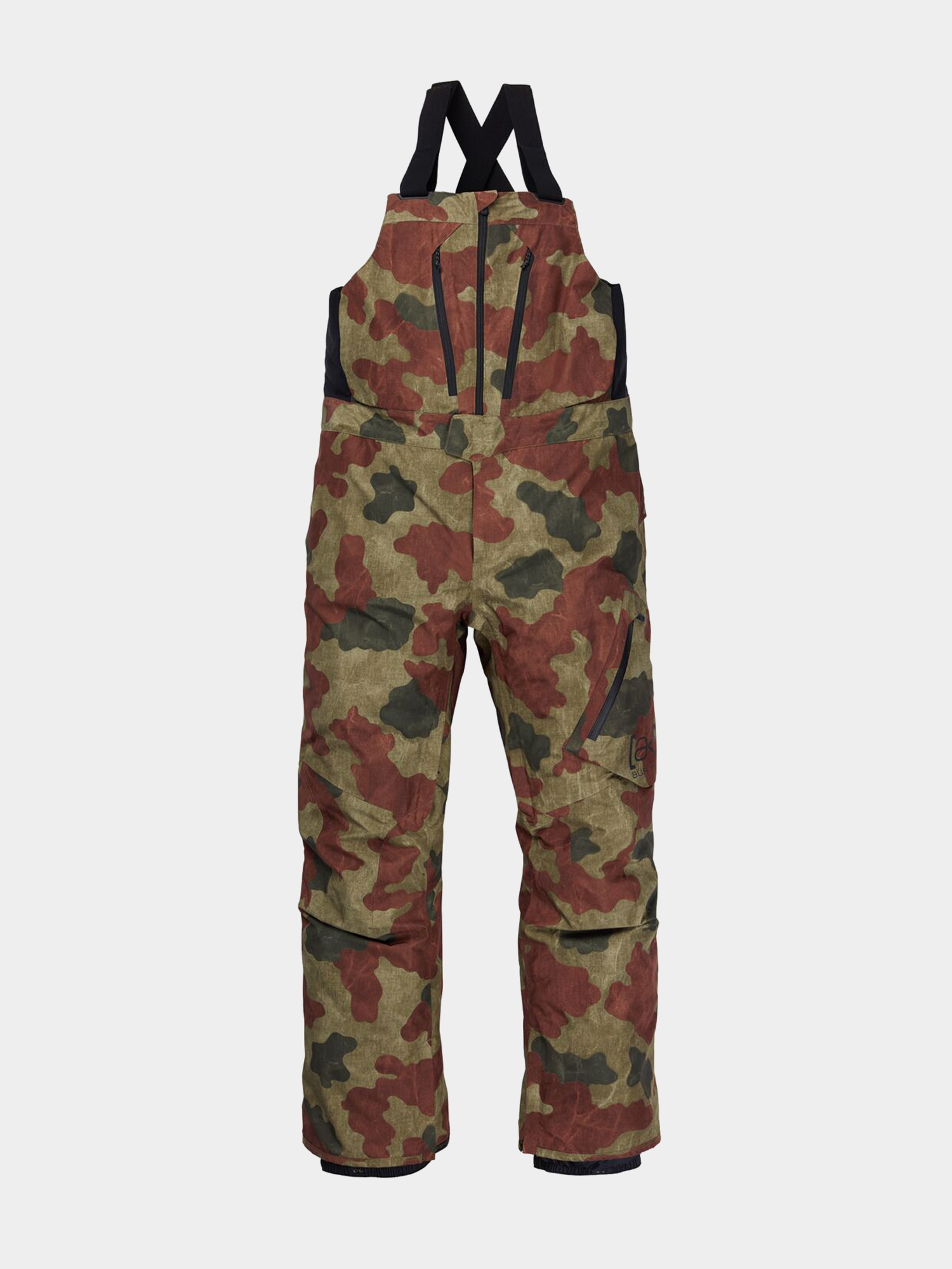 Mens Burton Ak Gore Tex Cyclic Bib Snowboard pants (martini olive telo camo)