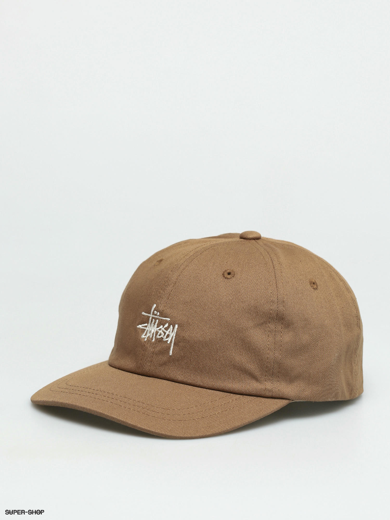 stussy cap brown