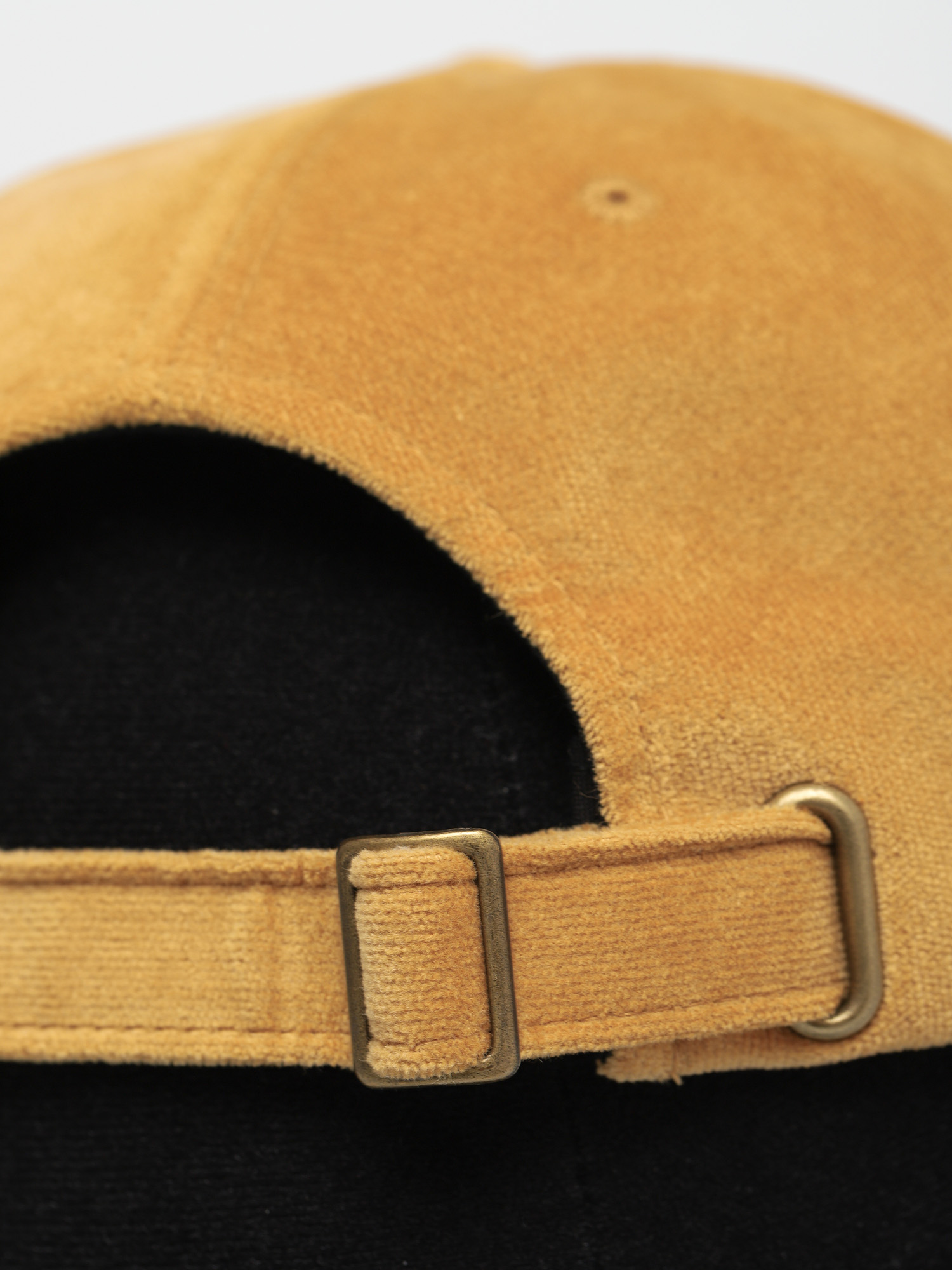 Stussy Big Logo Velveteen Low Pro ZD Cap - golden (yellow)