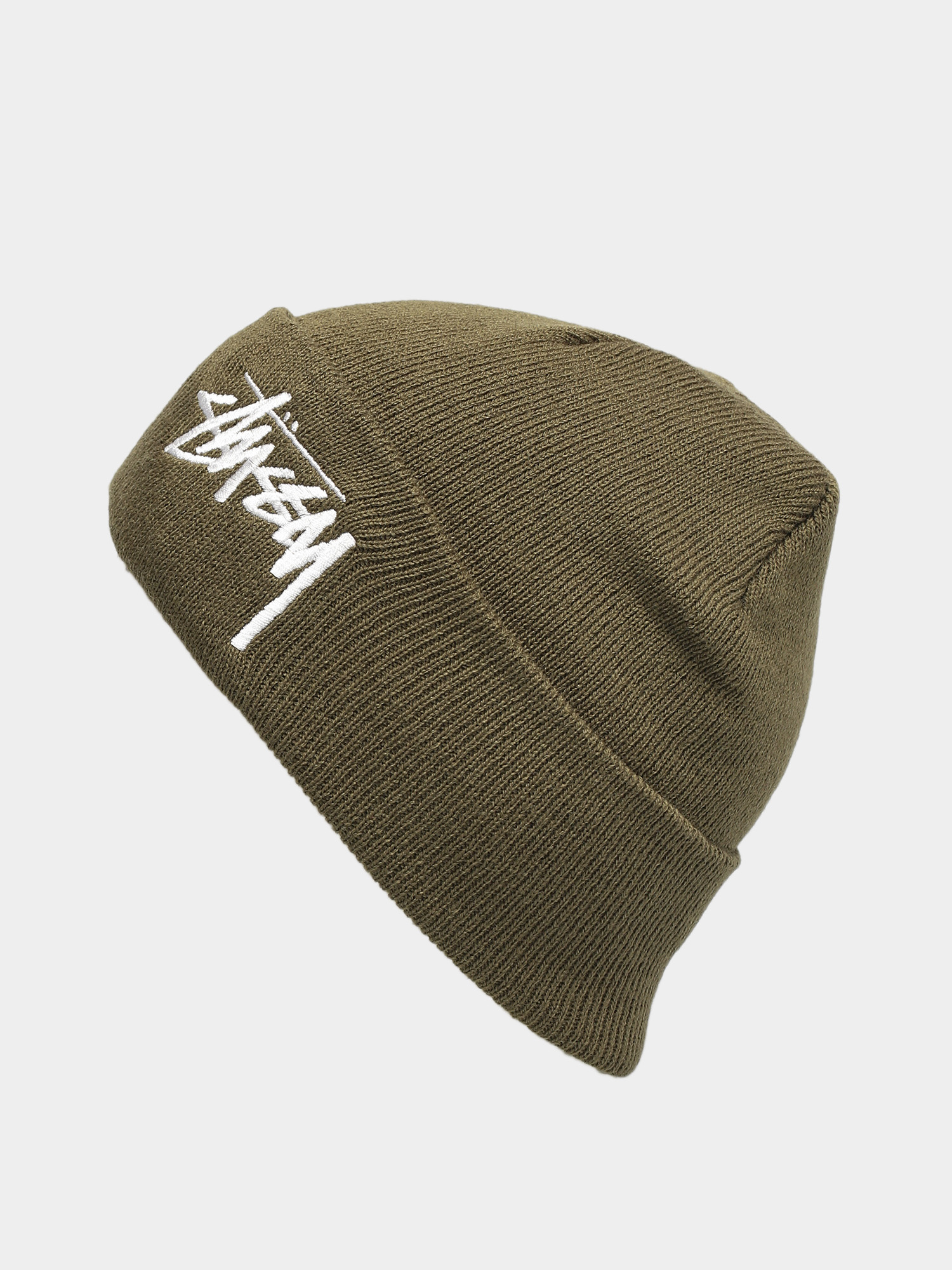 Stussy Big Stock Cuff Beanie (olive)