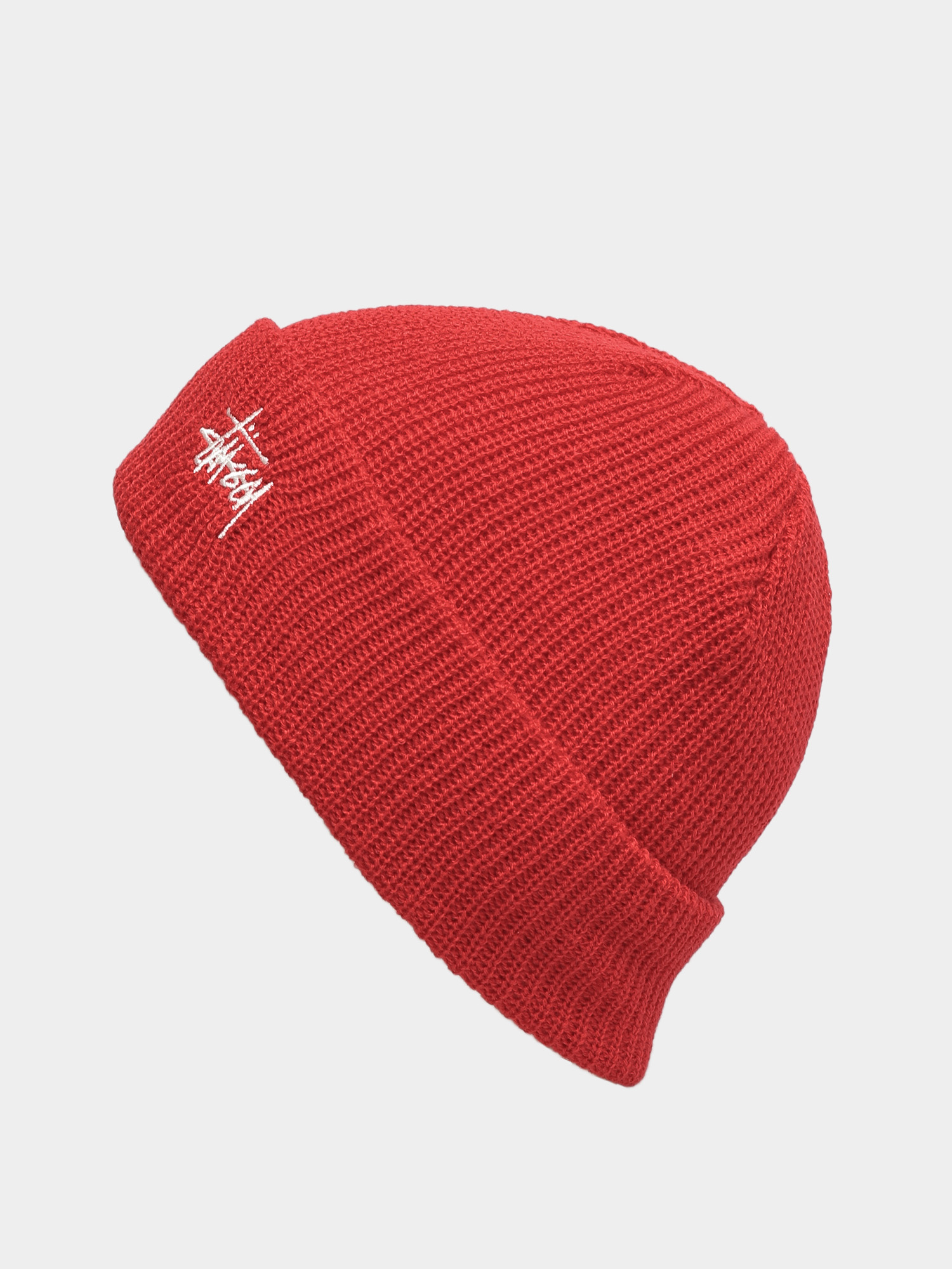 red stussy beanie