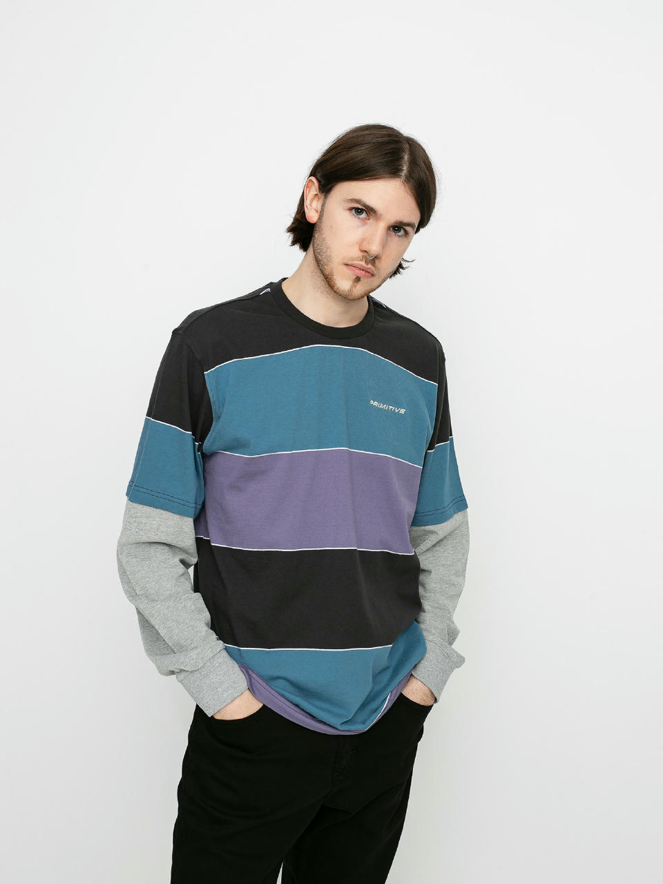 Primitive Marty Longsleeve (purple)