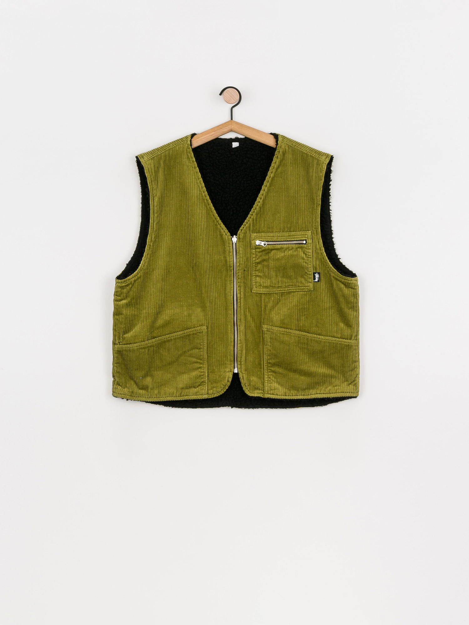 Stussy Wide Wale Reversible Jacket (green)