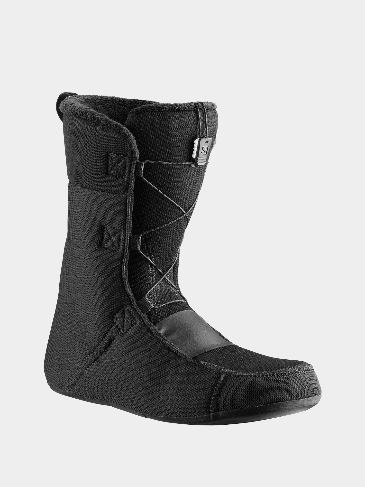 Herren Salomon Faction Boa Snowboardschuhe (black/black/red orange)